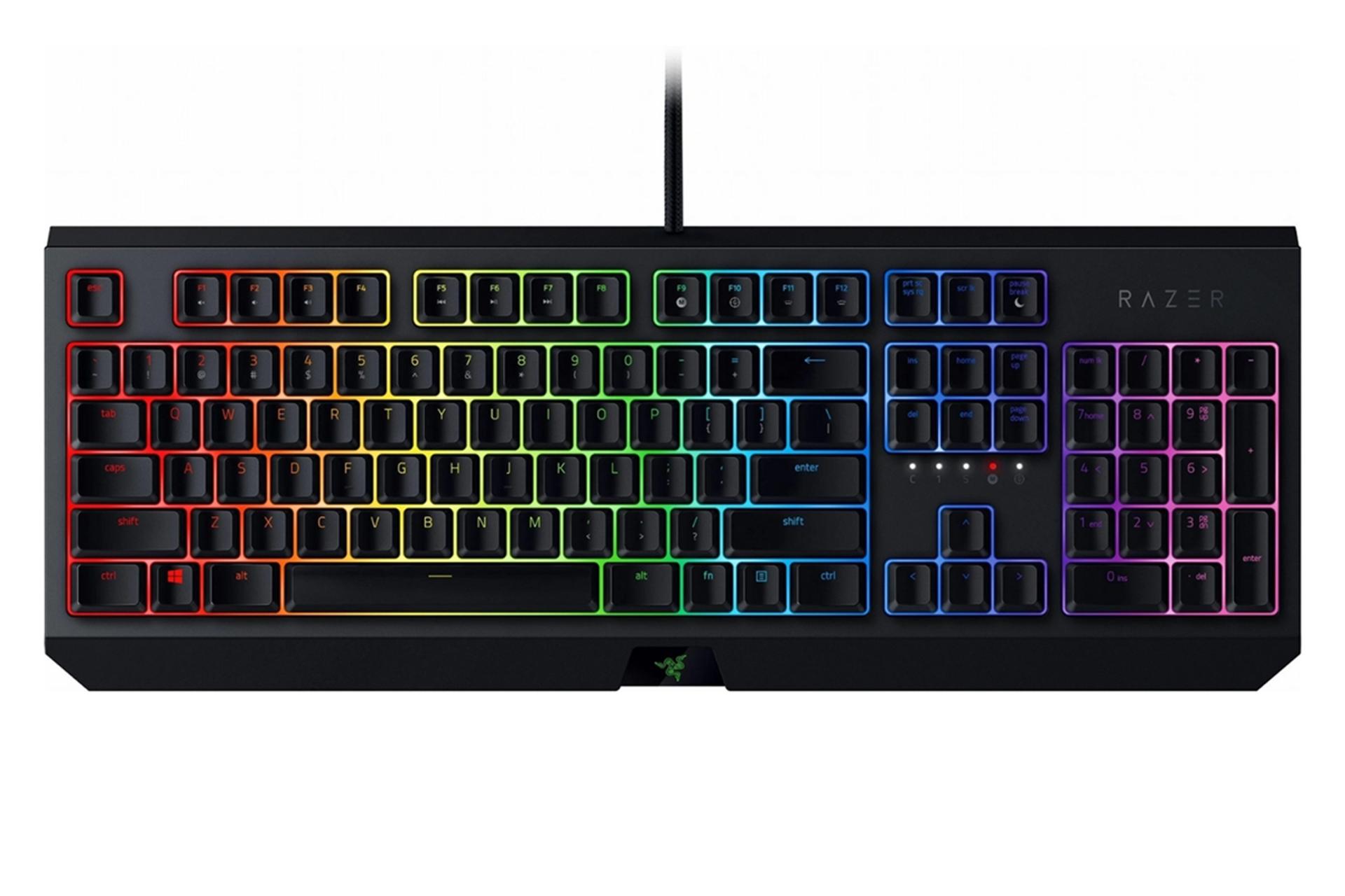 مرجع متخصصين ايران نماي جلود كيبورد Razer BlackWidow