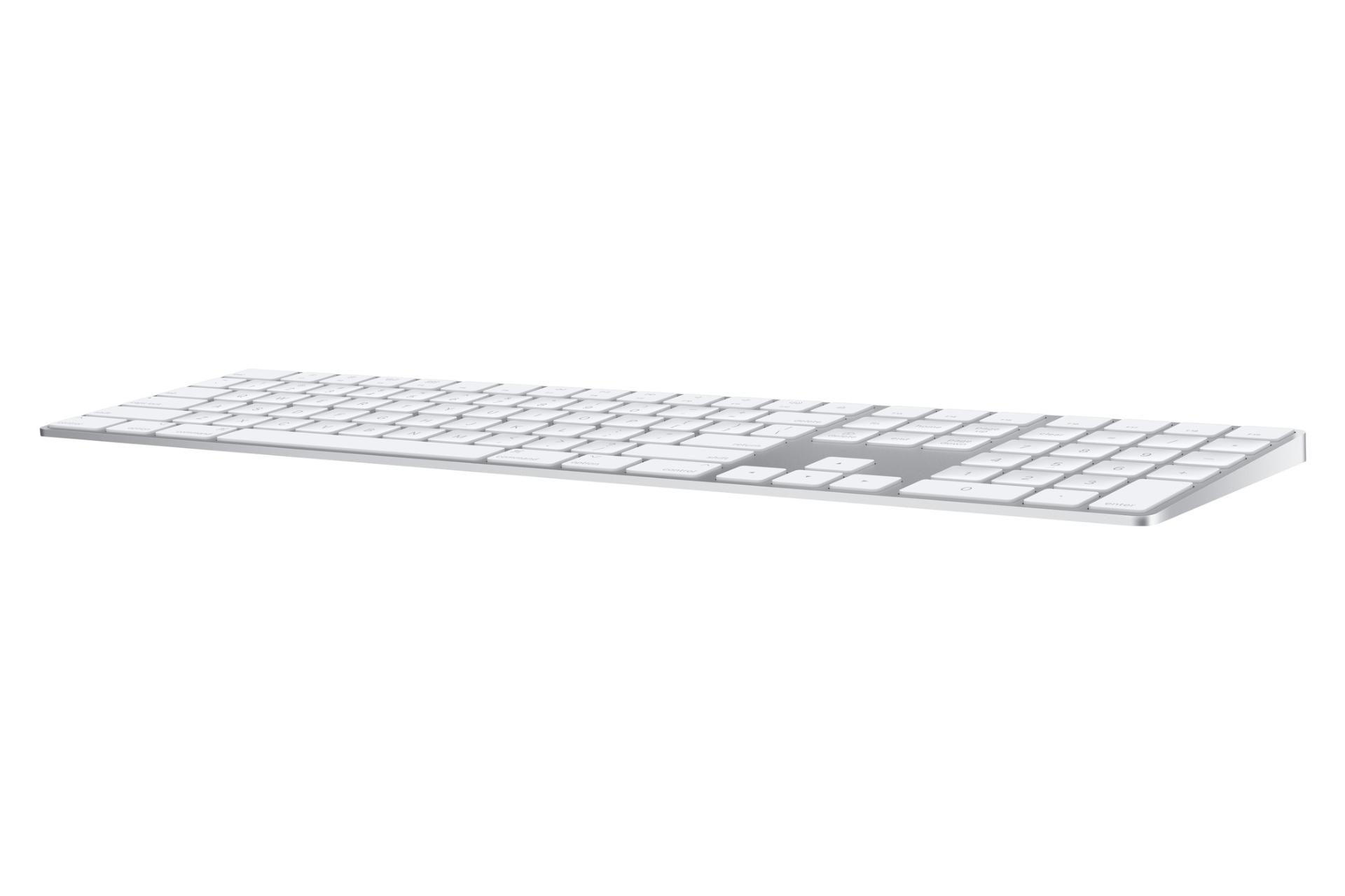 نمای راست اپل مجیک کیبورد 2 با صفحه کلید عددی / Apple Magic Keyboard 2 with Numeric Keypad