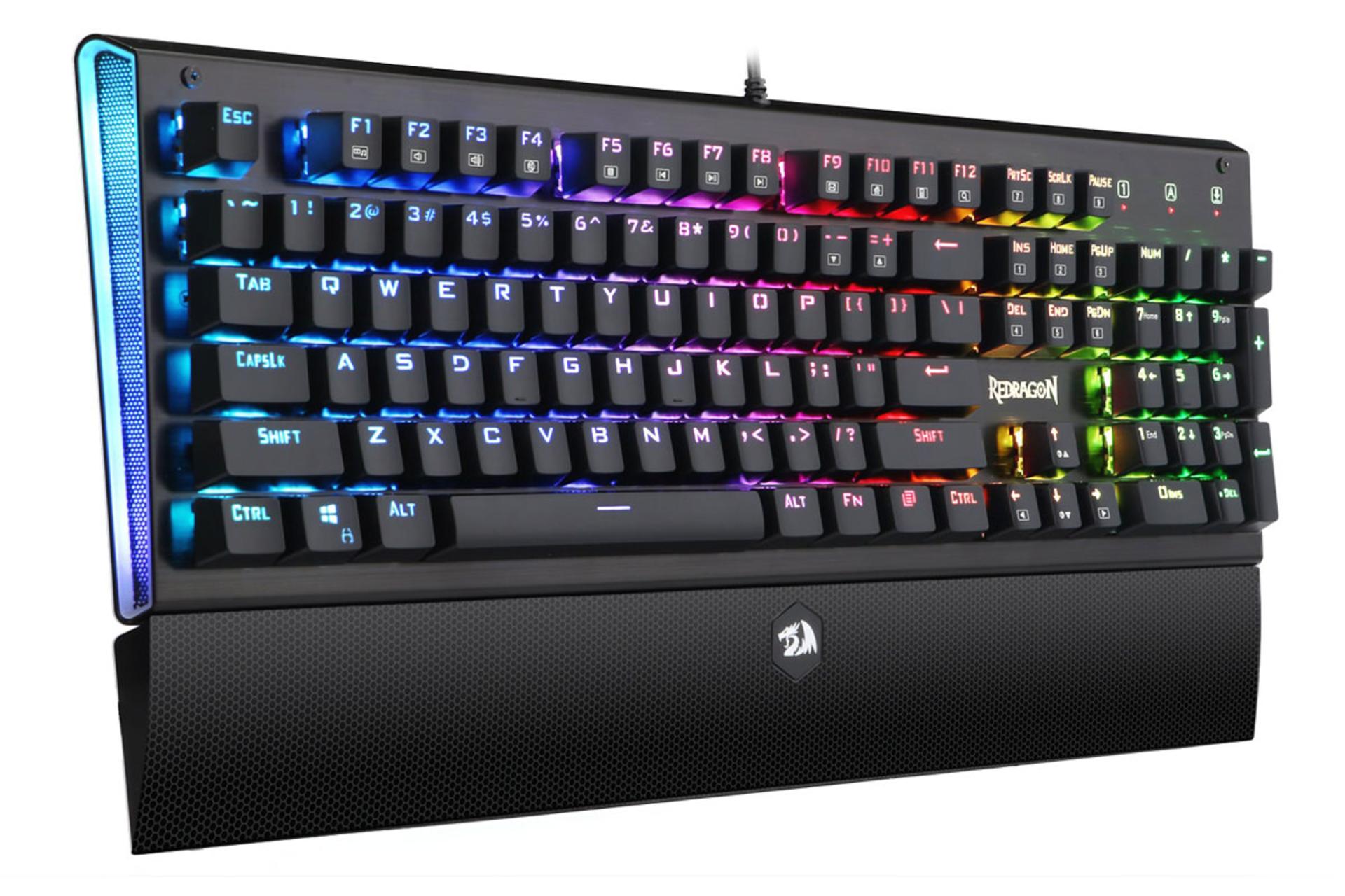 نمای چپ کیبورد ردراگون ARYAMAN K569 RGB