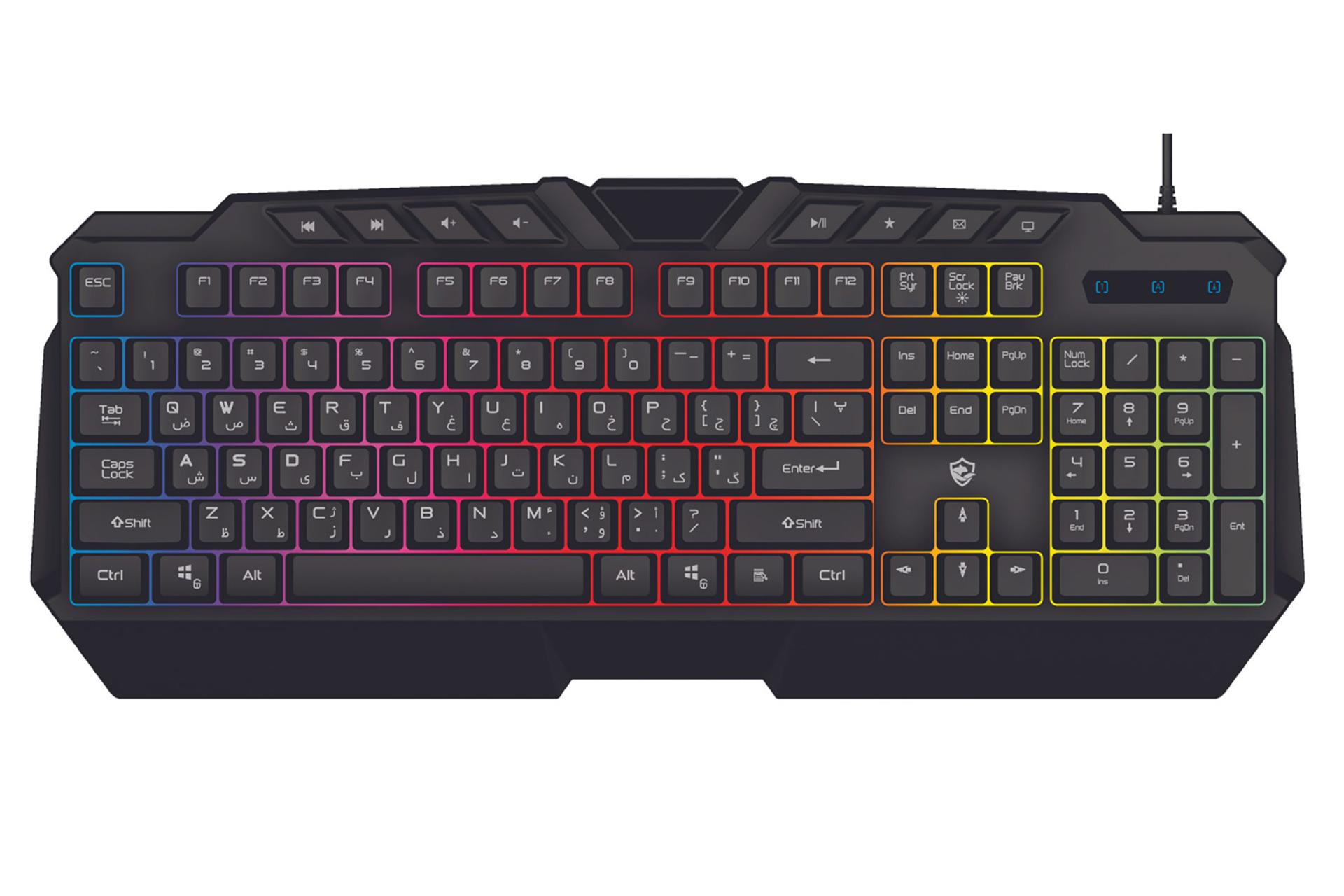 نمای روبرو کیبورد بیاند BGK-9400