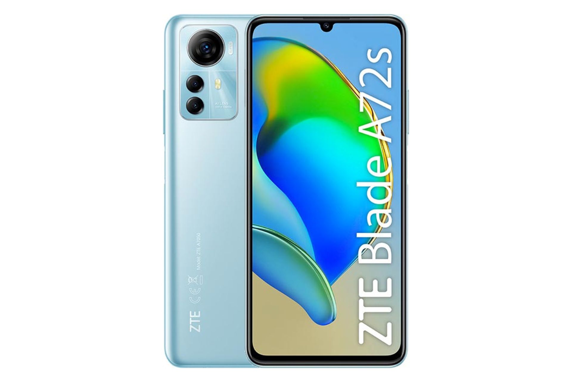 گوشی موبایل بلید A72s زد تی ای / ZTE Blade A72s آبی روشن