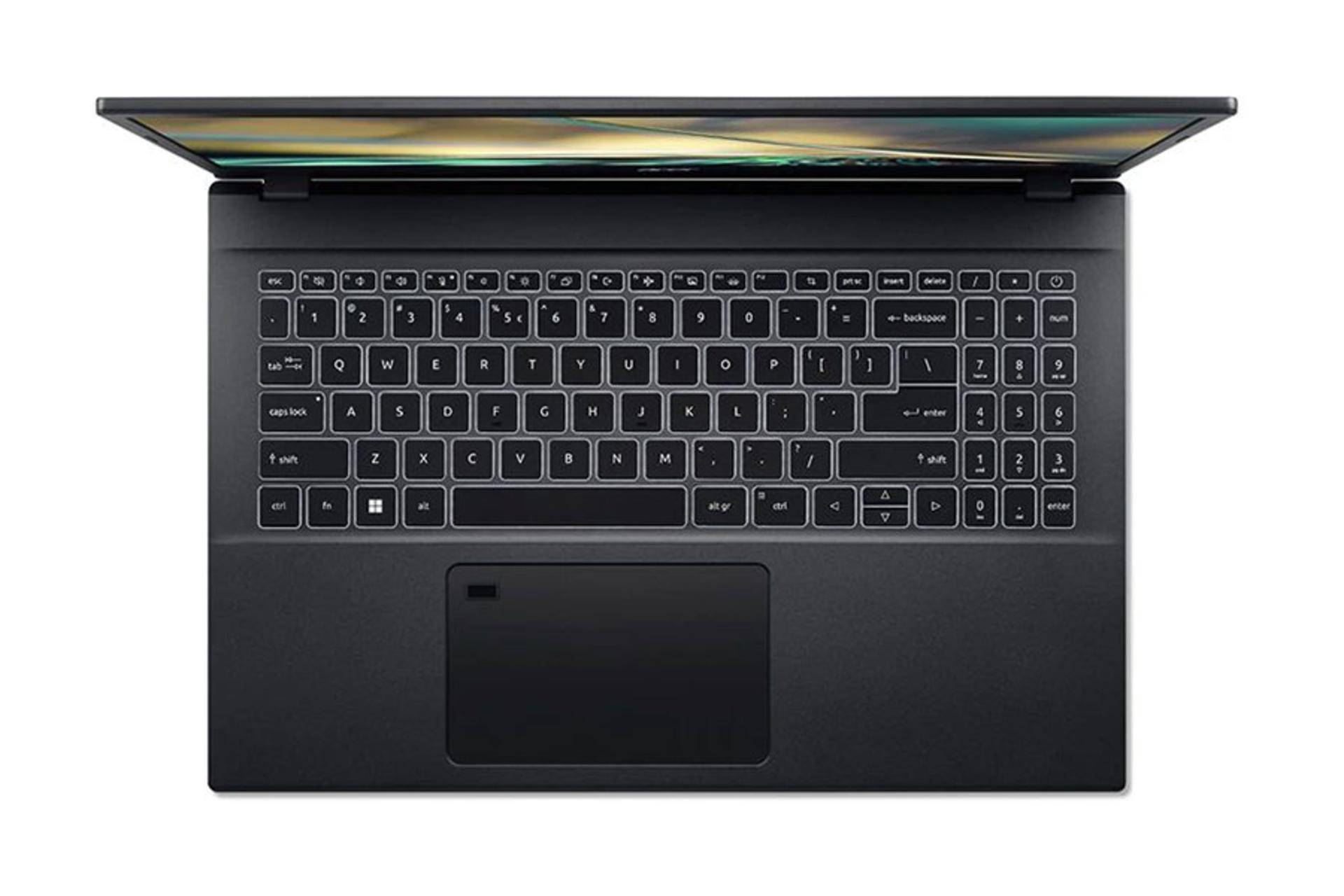 لپ تاپ ایسر لپ تاپ ایسر Acer Aspire A715-51G-754E نمای بالا