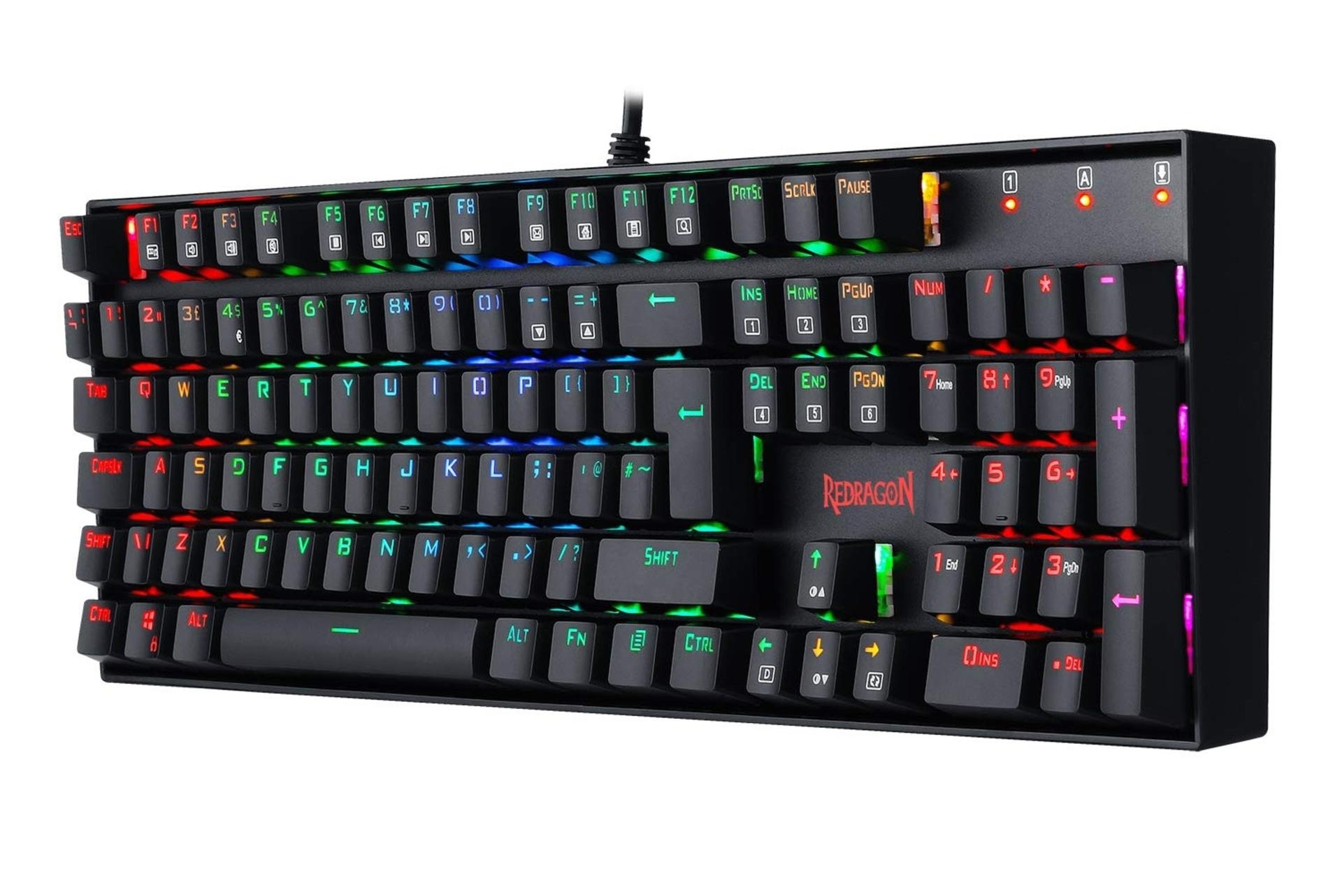مرجع متخصصين ايران نماي سمت راست كيبورد گيمينگ Redragon K551