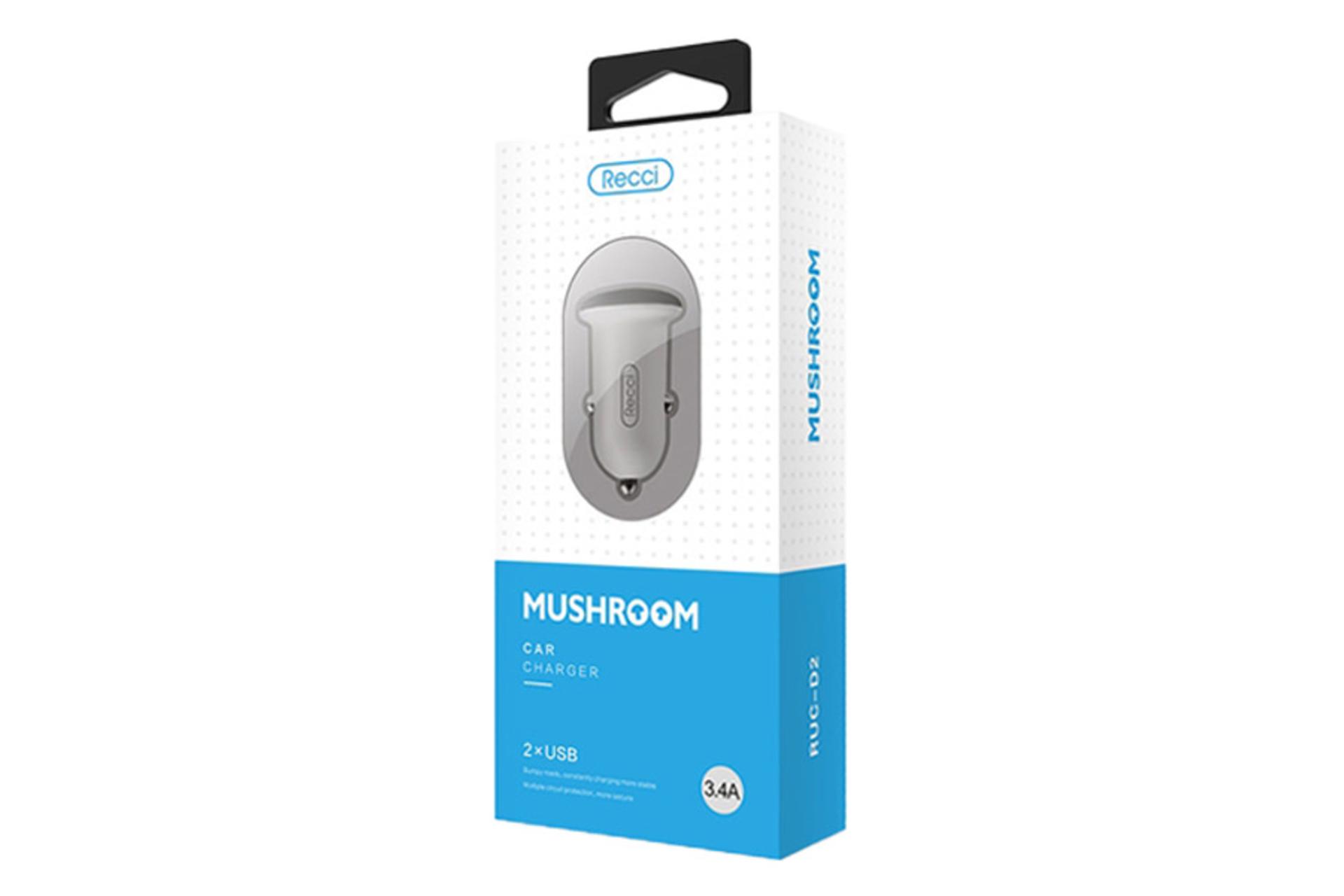 نمای بسته بندی شارژر رسی مدل RUC-D2