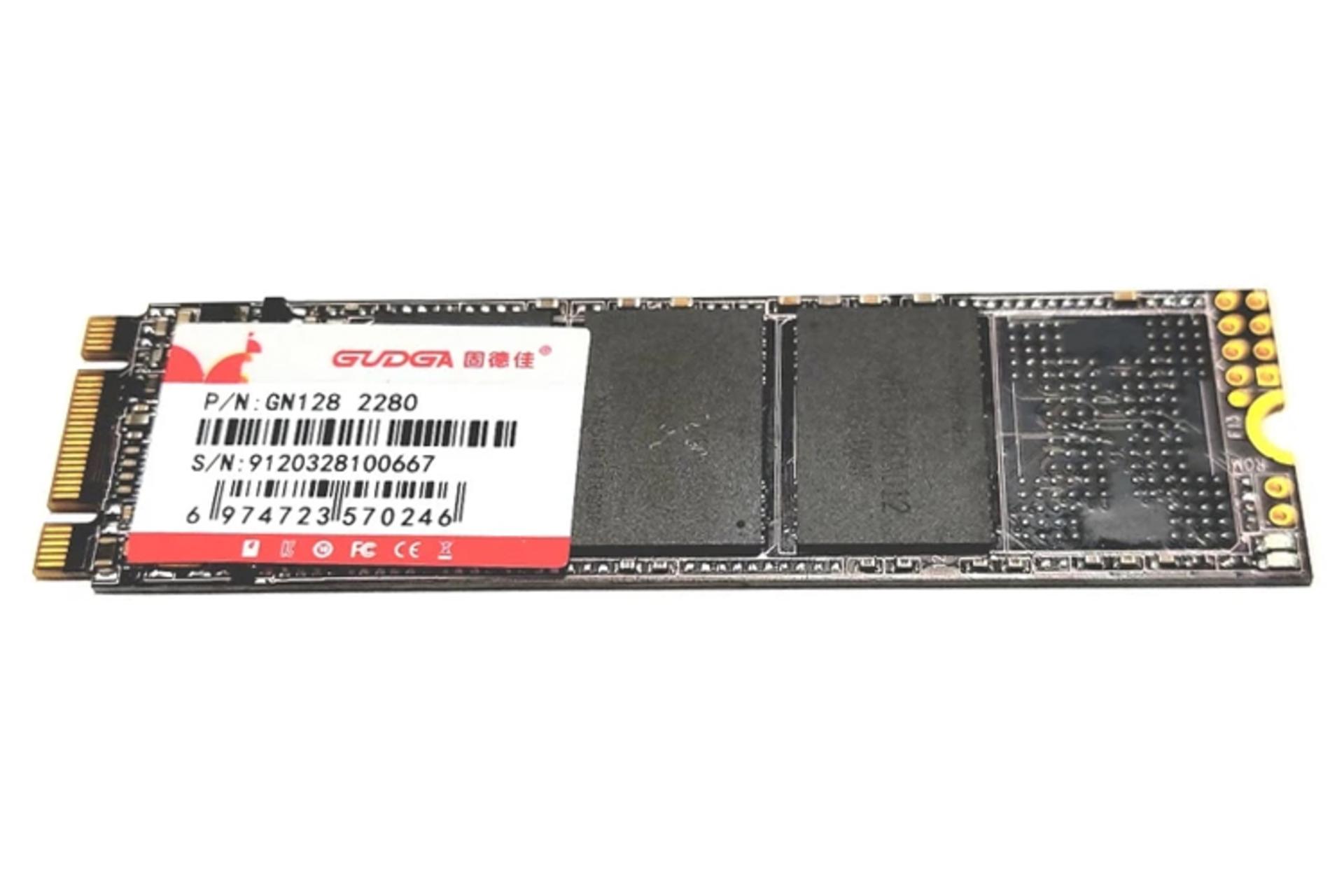 ابعاد SSD گودگا 2280 SATA M.2 ظرفیت 128 گیگابایت