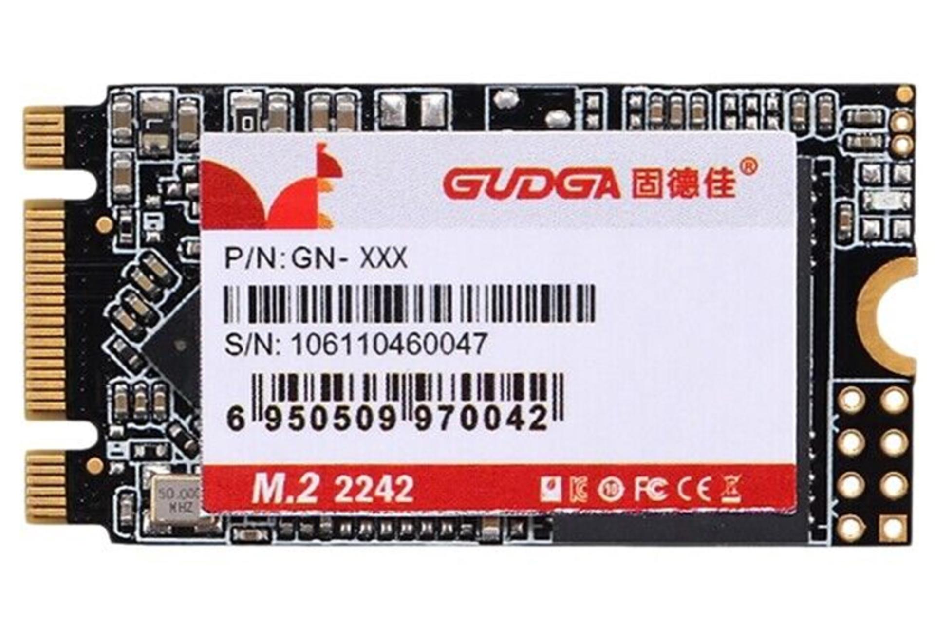 ابعاد SSD گودگا 2242 SATA M.2 ظرفیت 512 گیگابایت