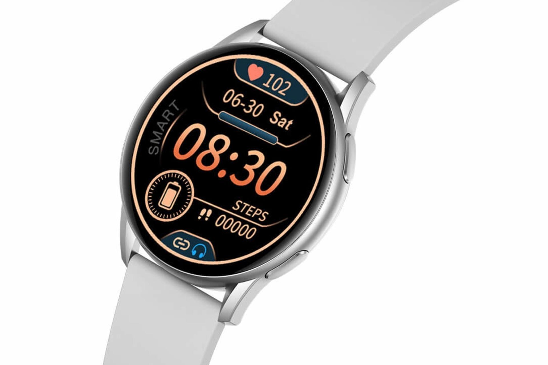 نمای راست اسمارت واچ کیسلکت Kieslect Smart Watch K10 نقره ای