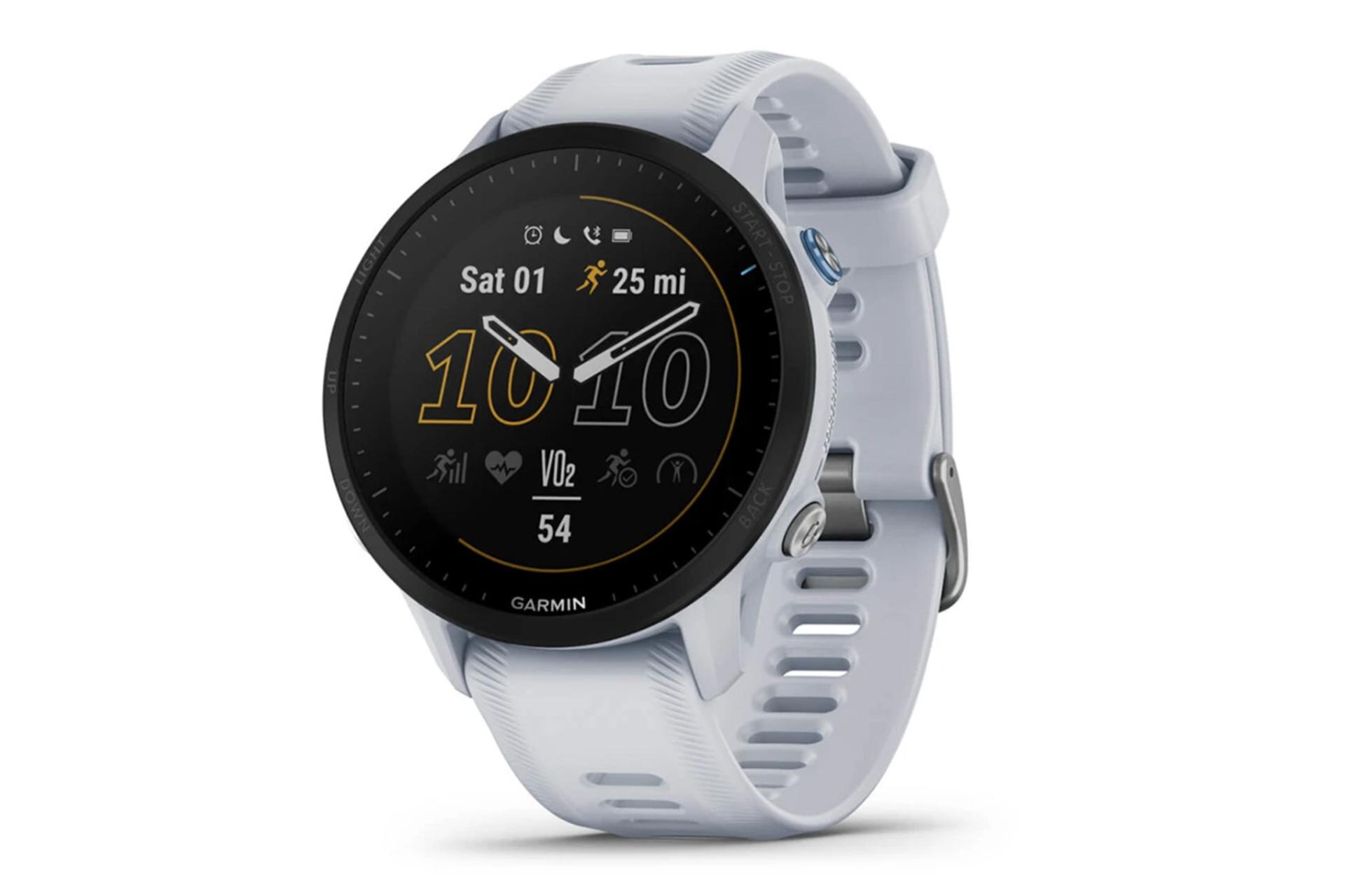 رنگ سفید ساعت هوشمند گارمین Garmin Forerunner 955