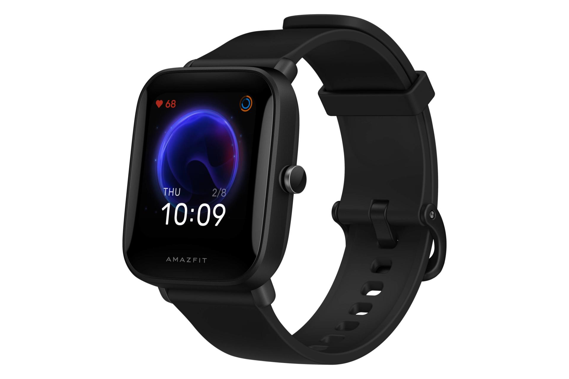 نمای راست اسمارت واچ امیزفیت بیپ یو پرو Amazfit Bip U Pro مشکی