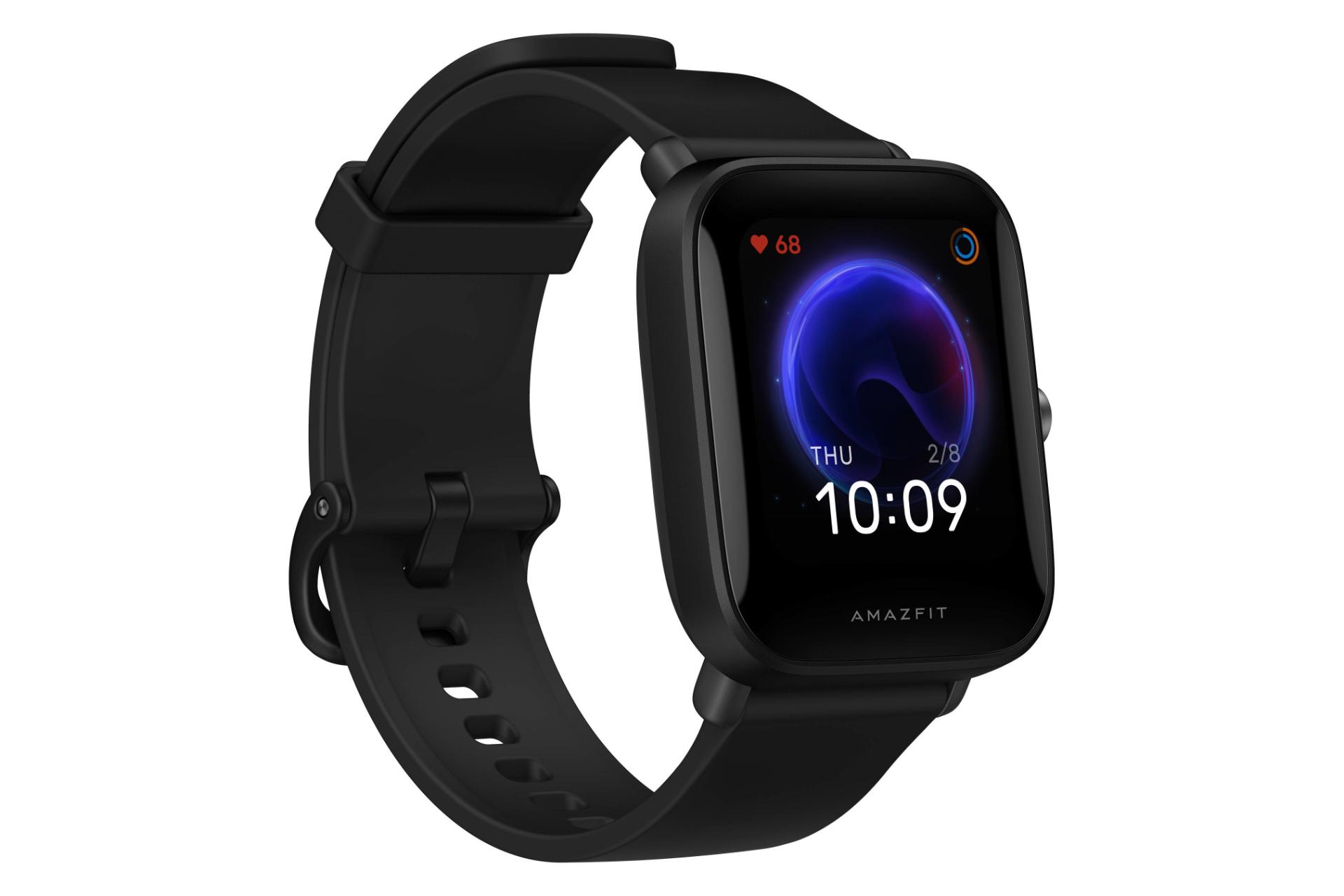 نمای چپ اسمارت واچ امیزفیت بیپ یو پرو Amazfit Bip U Pro مشکی