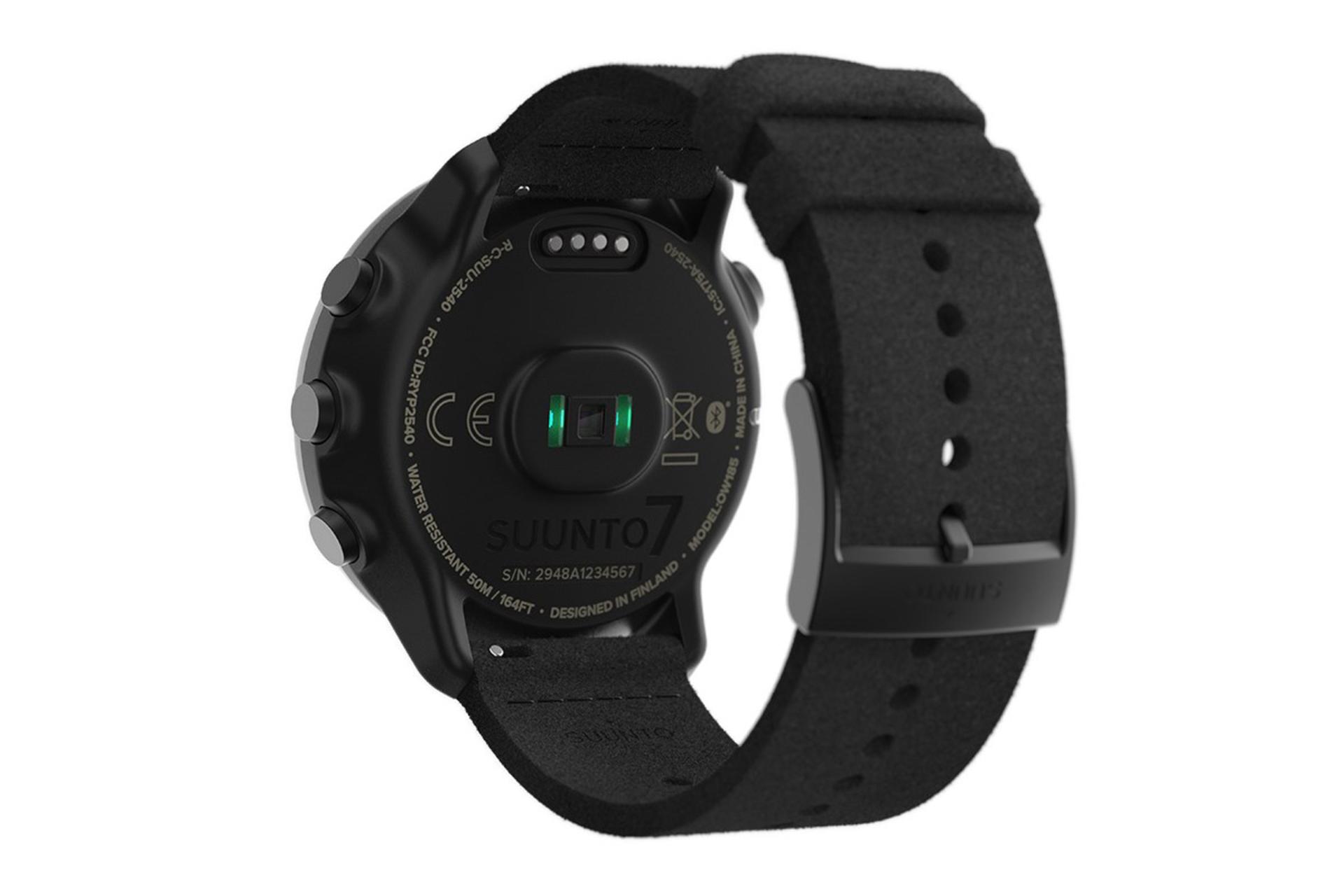 نمای پشت ساعت هوشمند سونتو Suunto 7