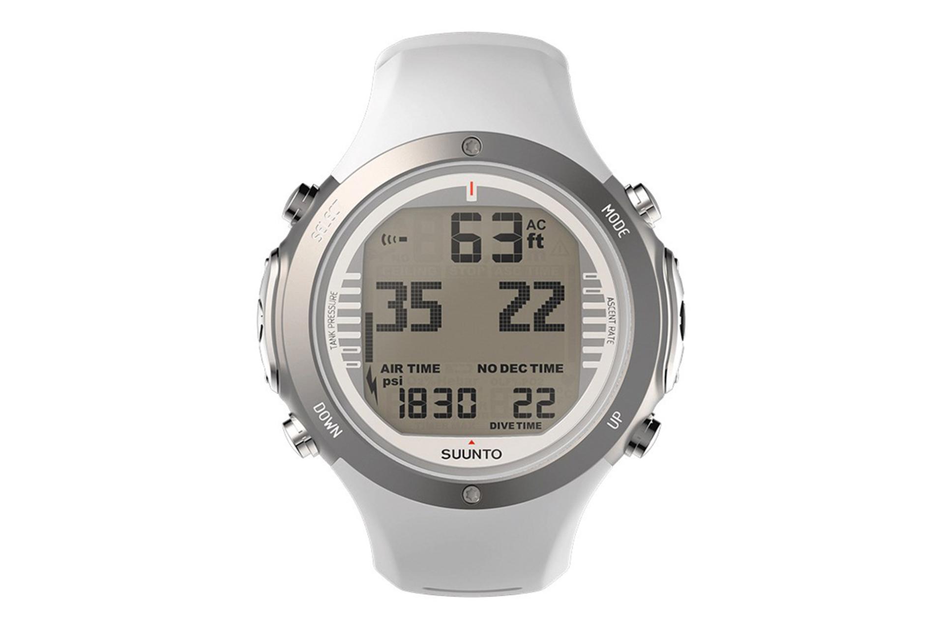 رنگ نقره‌ای ساعت هوشمند سونتو Suunto D6I NOVO