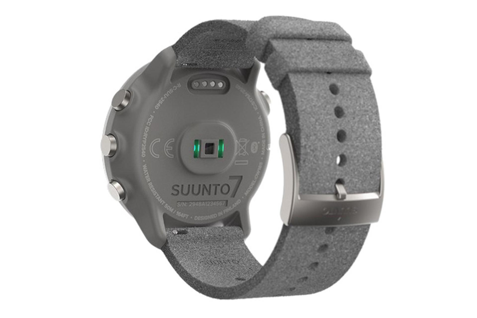 نمای پشتی ساعت هوشمند سونتو Suunto 7
