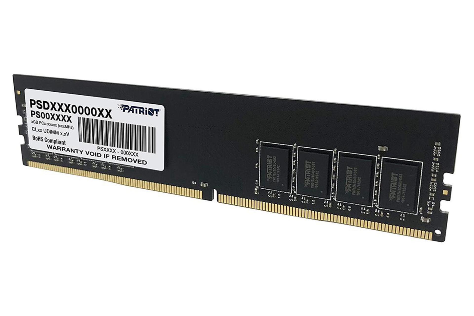 نمای جلوی رم پاتریوت Signature Line ظرفیت 8 گیگابایت از نوع DDR4-2666 