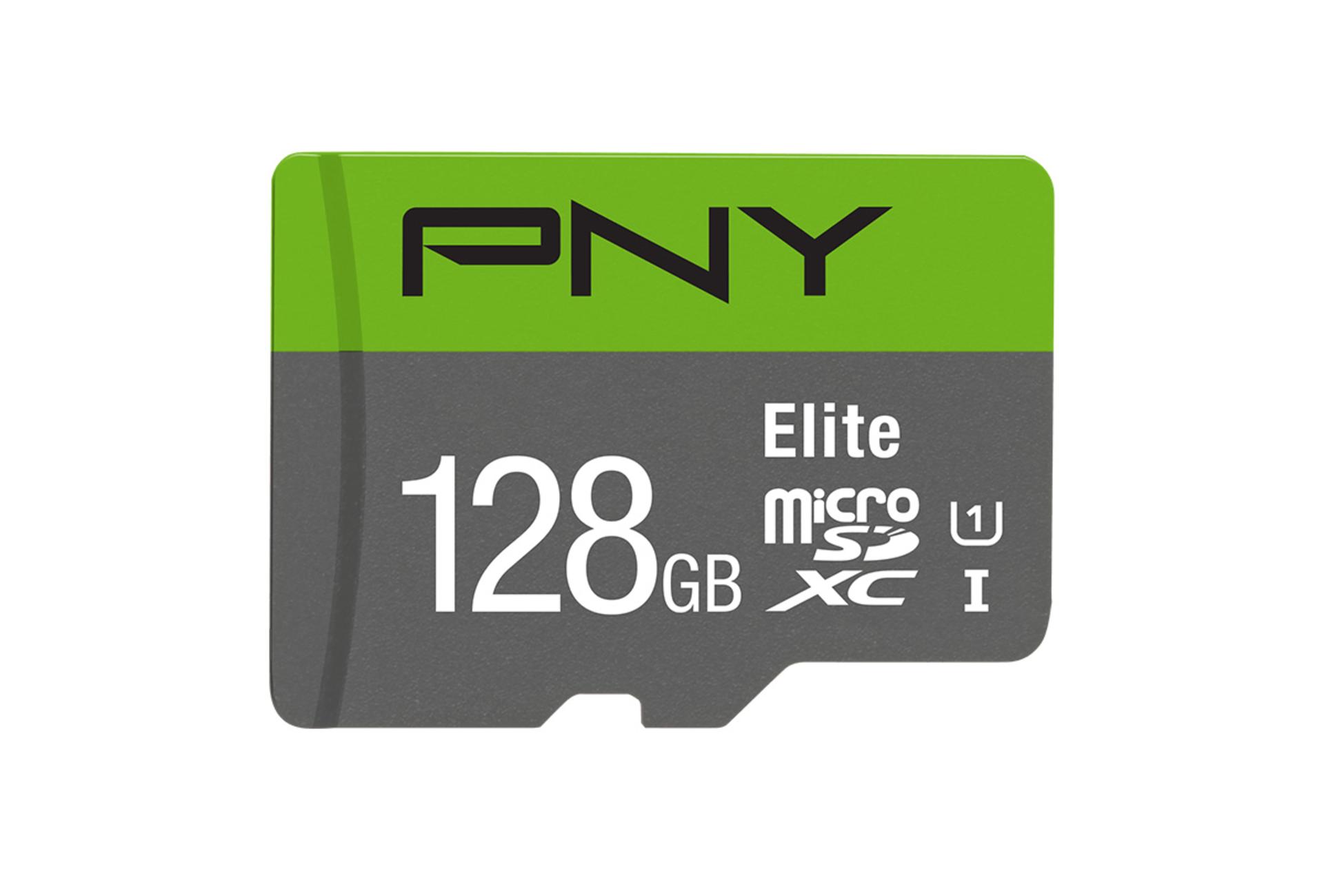 مرجع متخصصين ايران كارت حافظه پي ان واي PNY Elite microSDXC Class 10 UHS-I U1 128GB