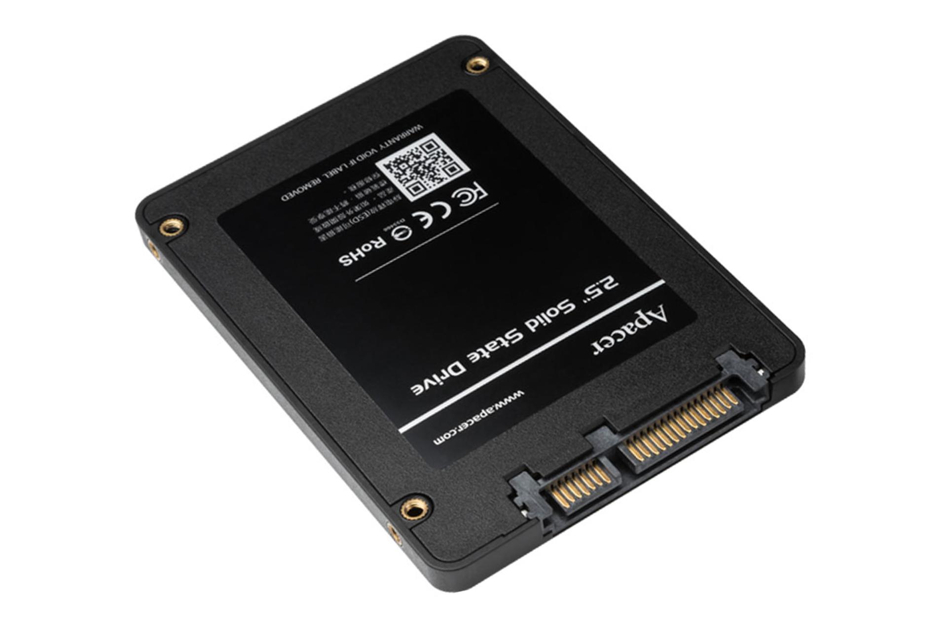 SSD اپیسر AS350X SATA 2.5 Inch ظرفیت 128 گیگابایت نمای پشت