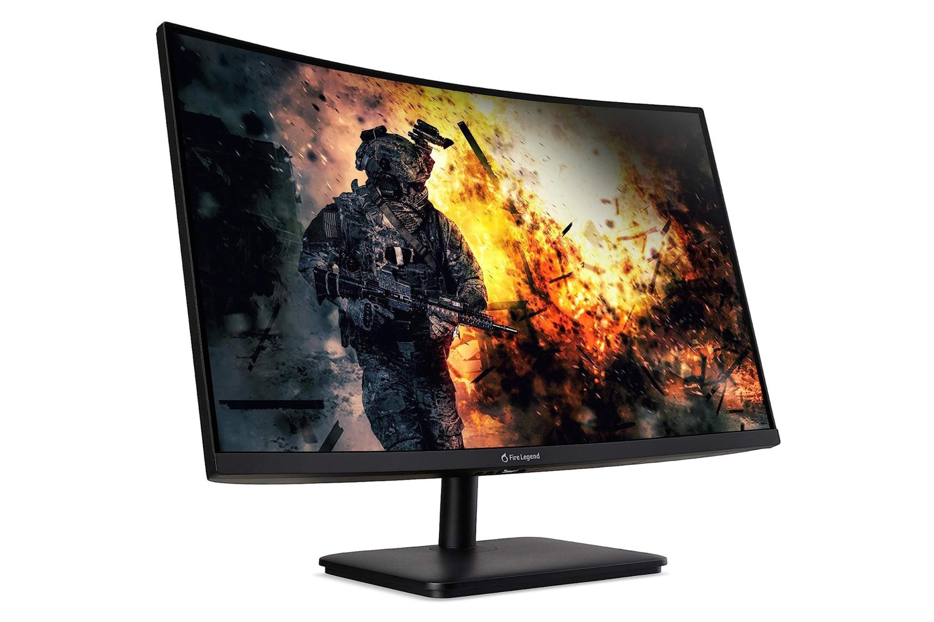 ابعاد مانیتور ایسر 27 اینچ مدل AOPEN HC5 27HC5UR