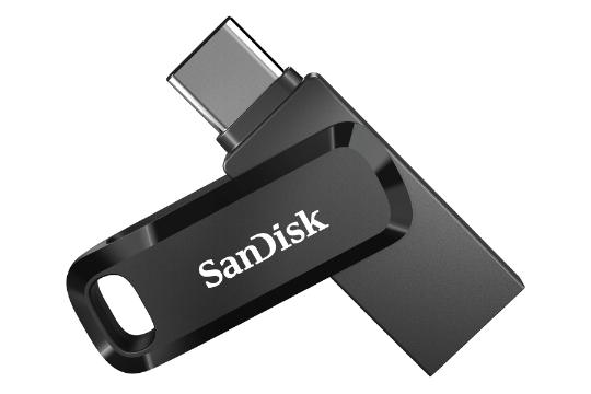 نمای بالا فلش مموری سن دیسک SanDisk Ultra Dual Drive Go USB Type-C