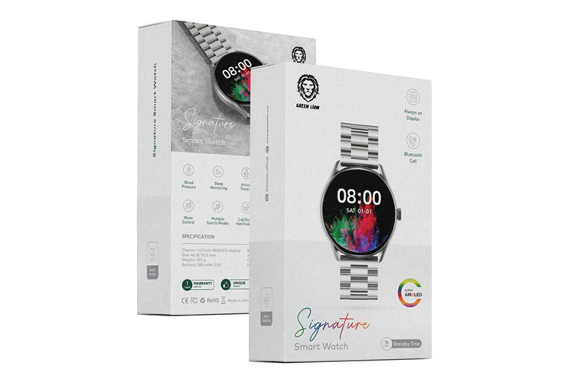 جعبه ساعت هوشمند گرین لیون Green Lion Signature