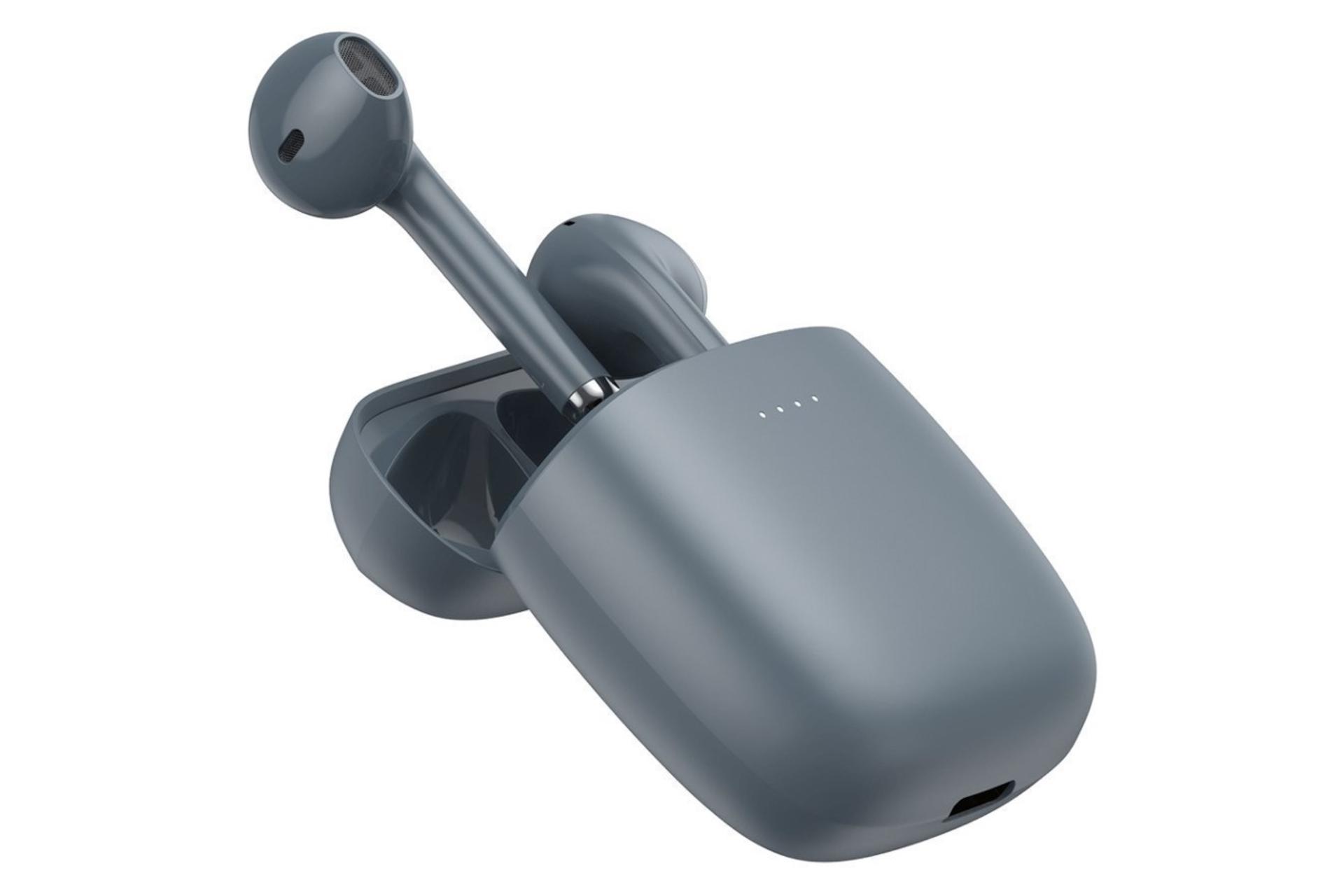 نمای کناری هدفون بی سیم باسئوس Baseus Encok True Wireless Earphones W04 Pro خاکستری