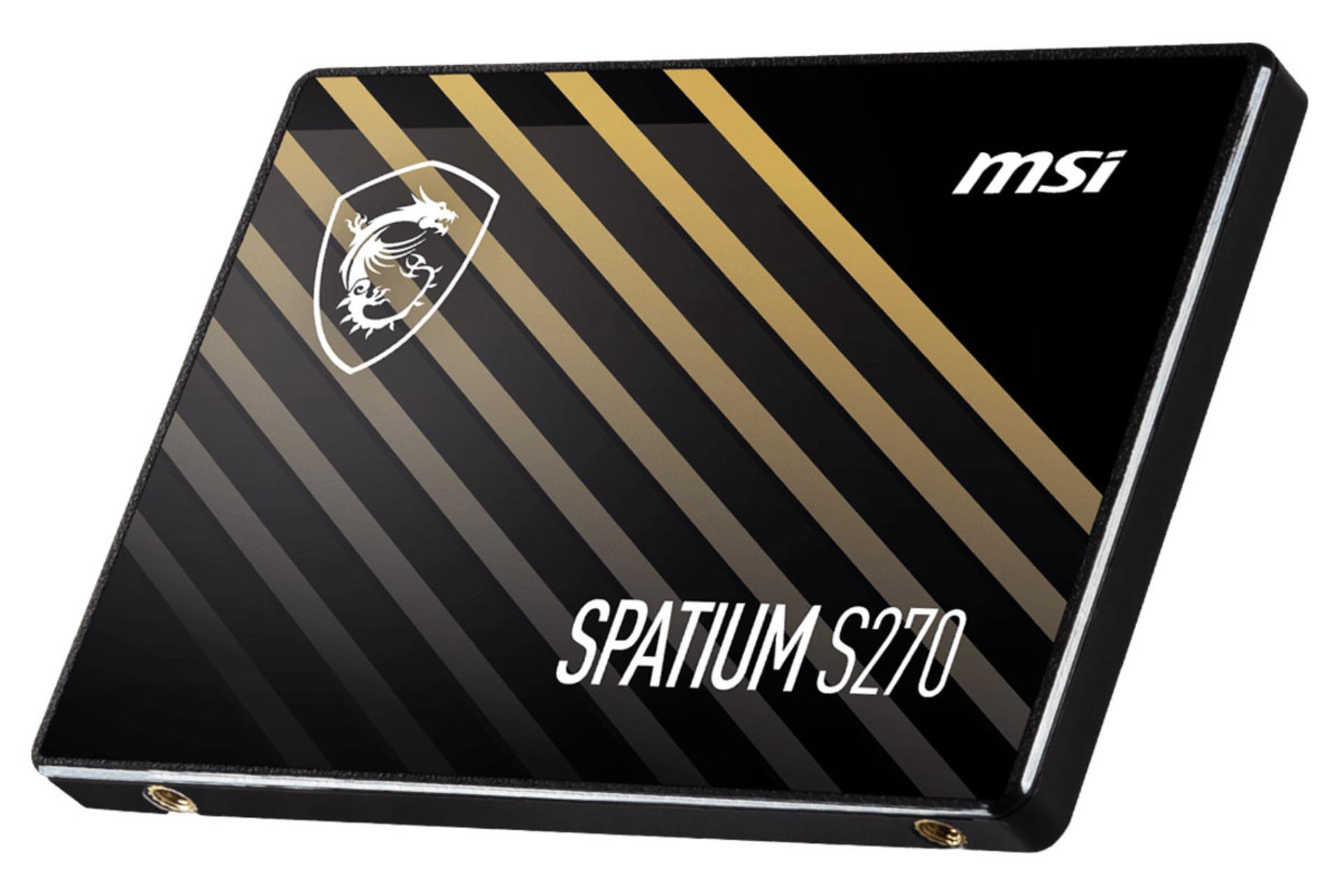 نمای راست SSD ام اس آی SPATIUM S270 SATA 2.5 Inch ظرفیت 480 گیگابایت