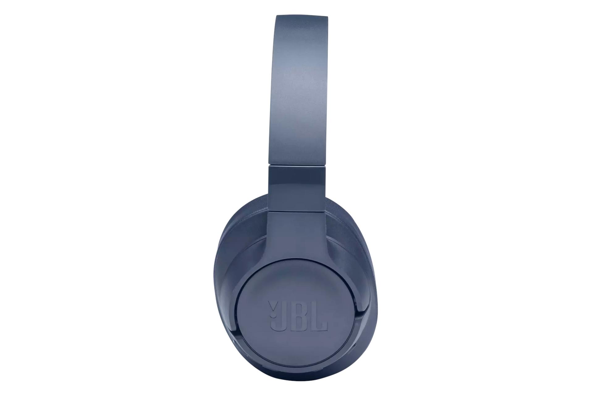 نمای جانبی هدفون بی سیم جی بی ال JBL TUNE 760NC آبی