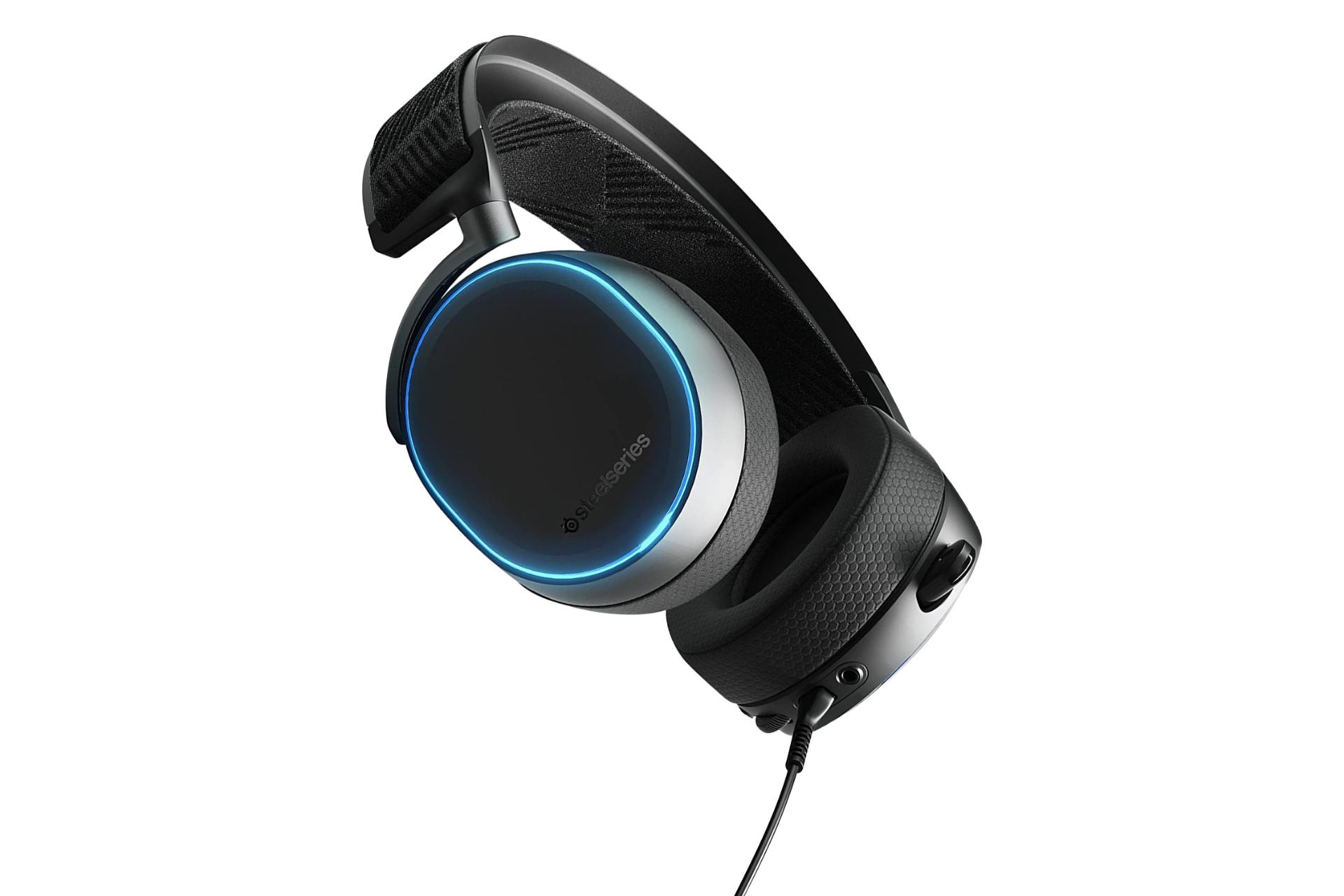 نمای پایین هدست گیمینگ استیل سریز SteelSeries Arctis Pro