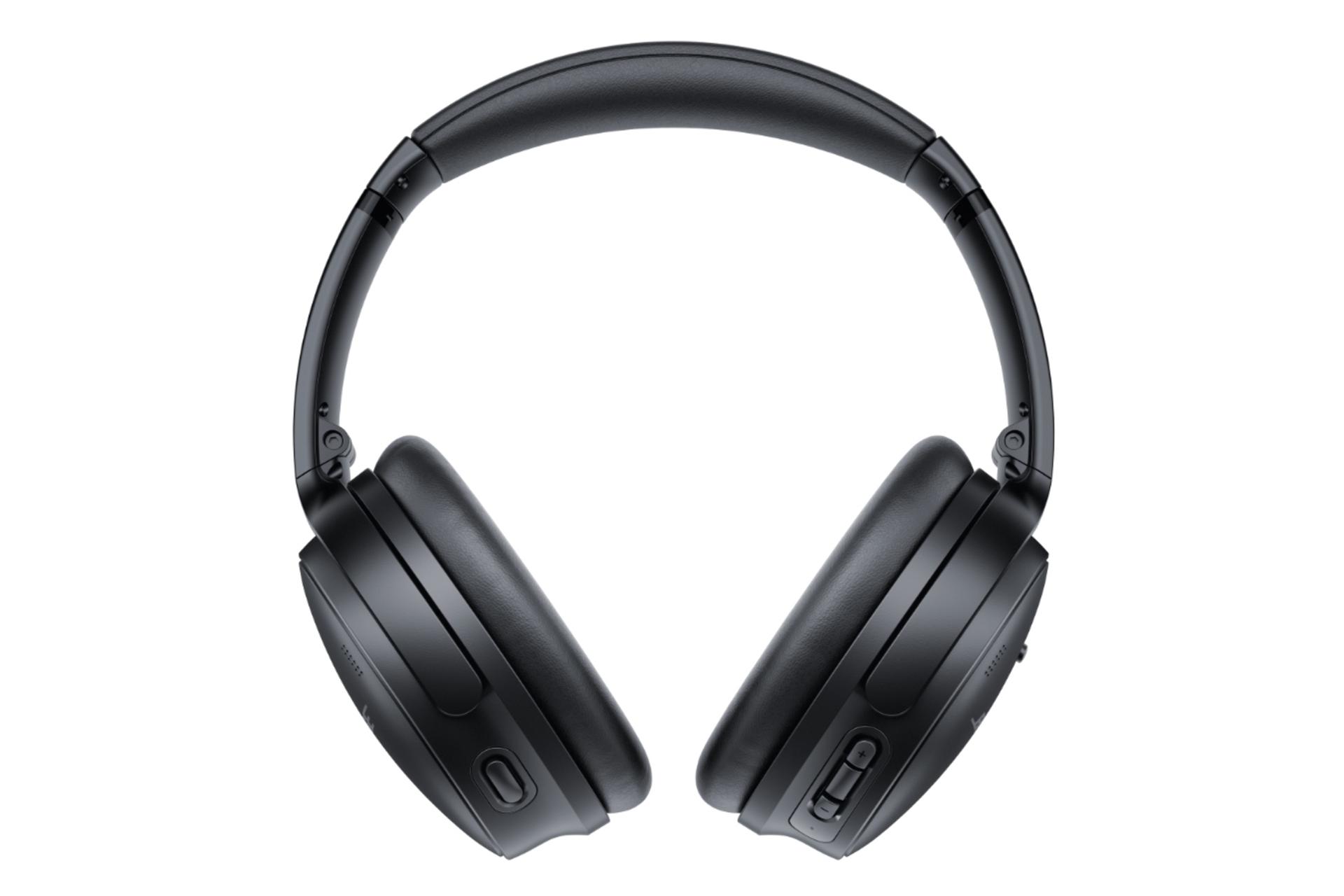 نمای روبرو هدفون بی سیم بوز Bose QuietComfort 45 مشکی