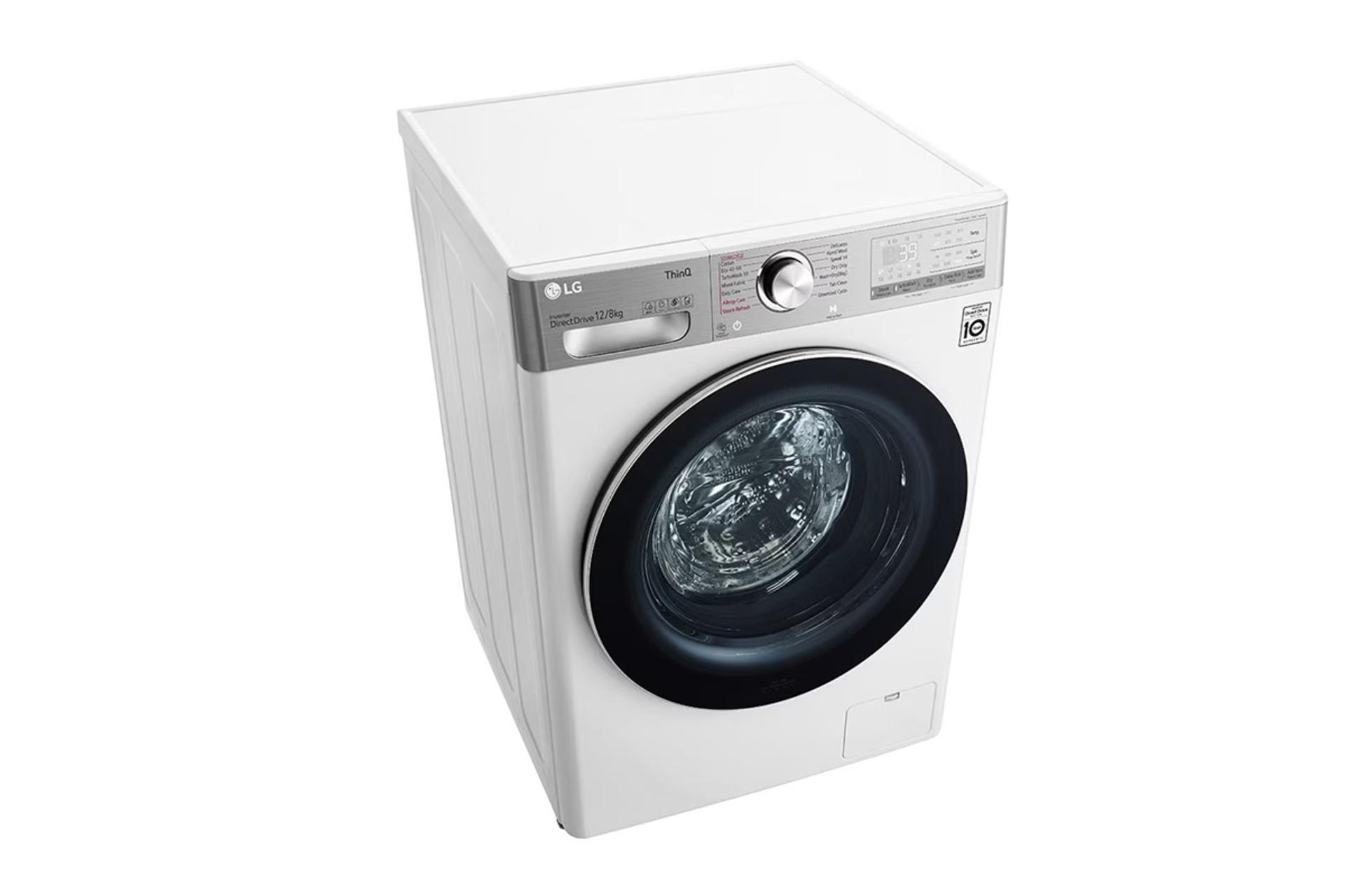 ماشین لباسشویی ال جی LG WDV1260 نمای بالا