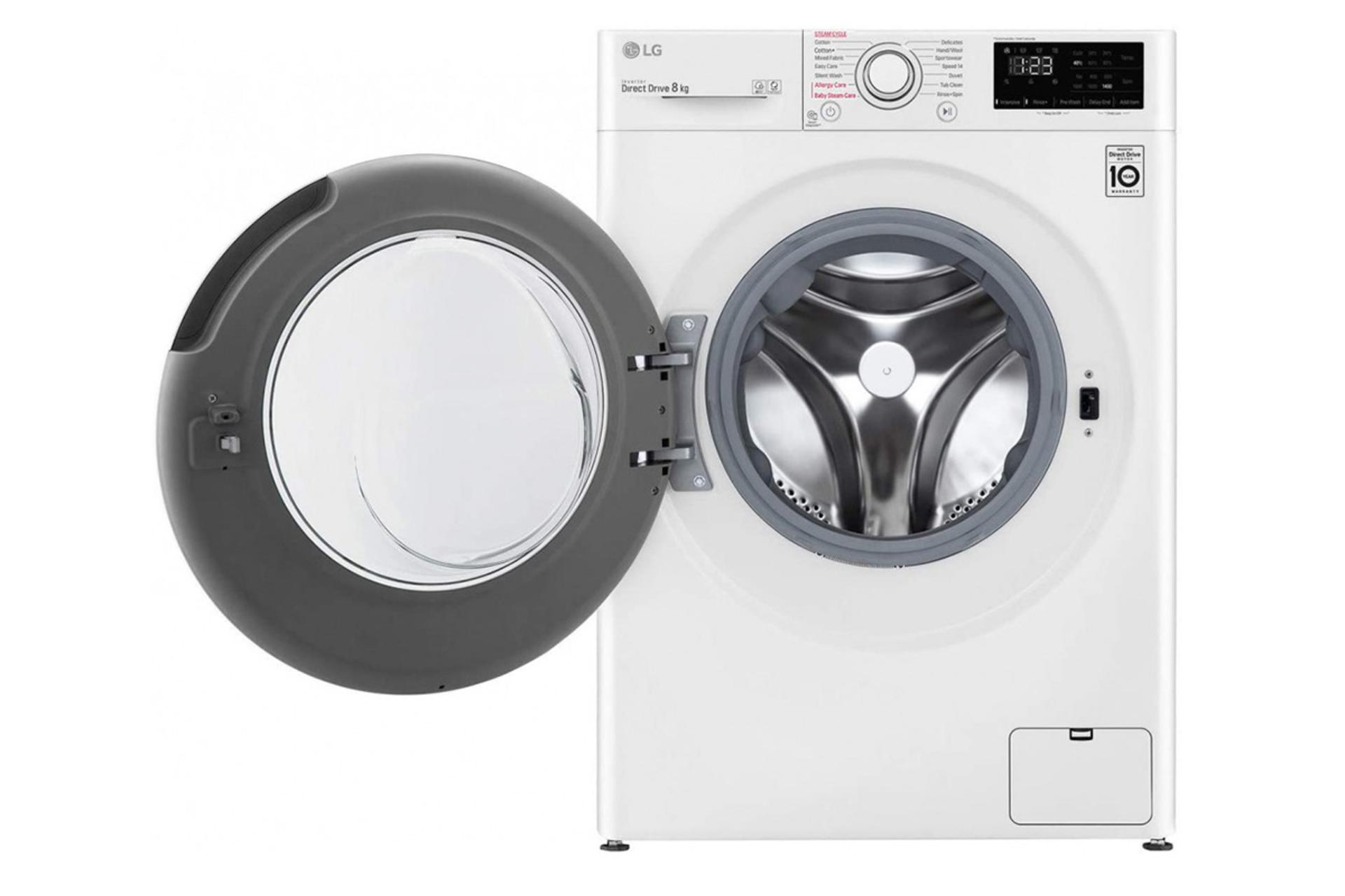 ماشین لباسشویی ال جی LG WV3149WVP نمای جلو