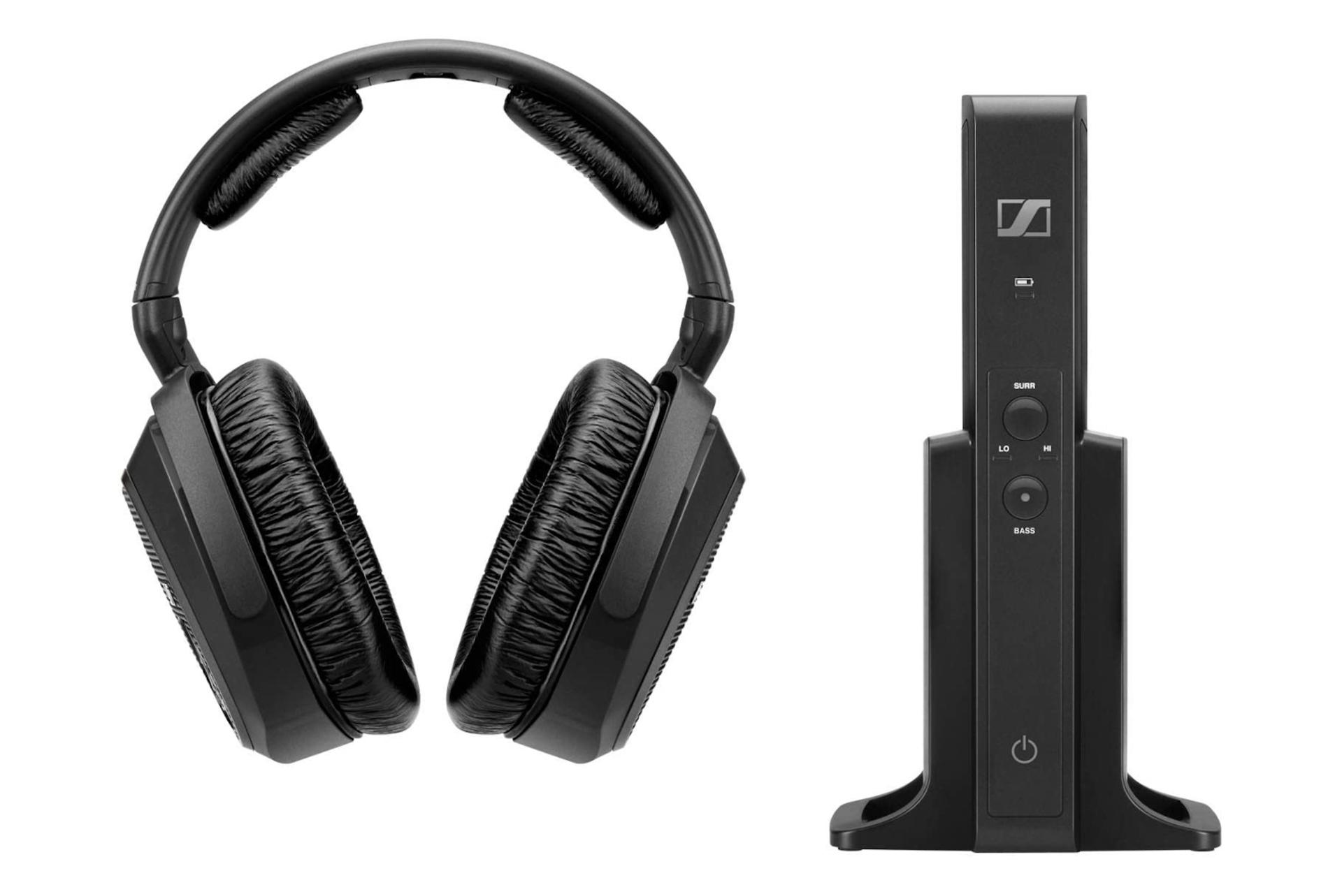 نمای روبرو پایه شارژ هدفون بی سیم سنهایزر Sennheiser RS 175