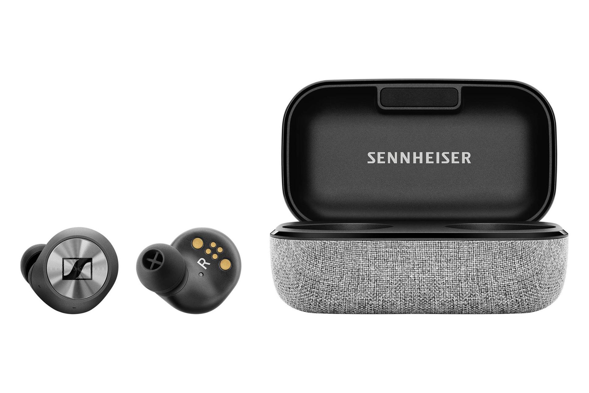 هدفون بی سیم سنهایزر Sennheiser MOMENTUM True Wireless خارج از محفظه شارژ