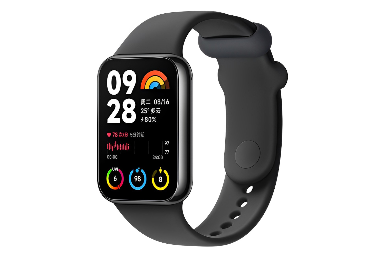 Smartwatch xiaomi best sale note 8