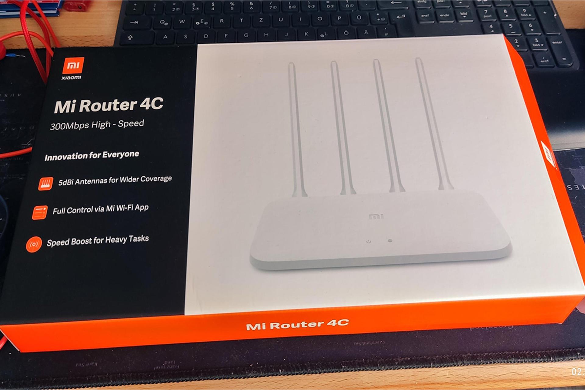 جعبه روتر شیائومی Xiaomi Mi Router 4C