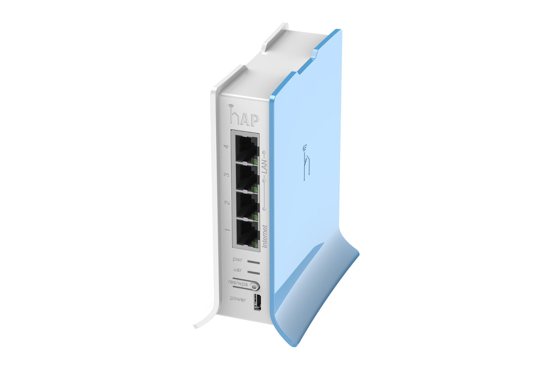 نمای راست روتر میکروتیک MikroTik hAP lite TC