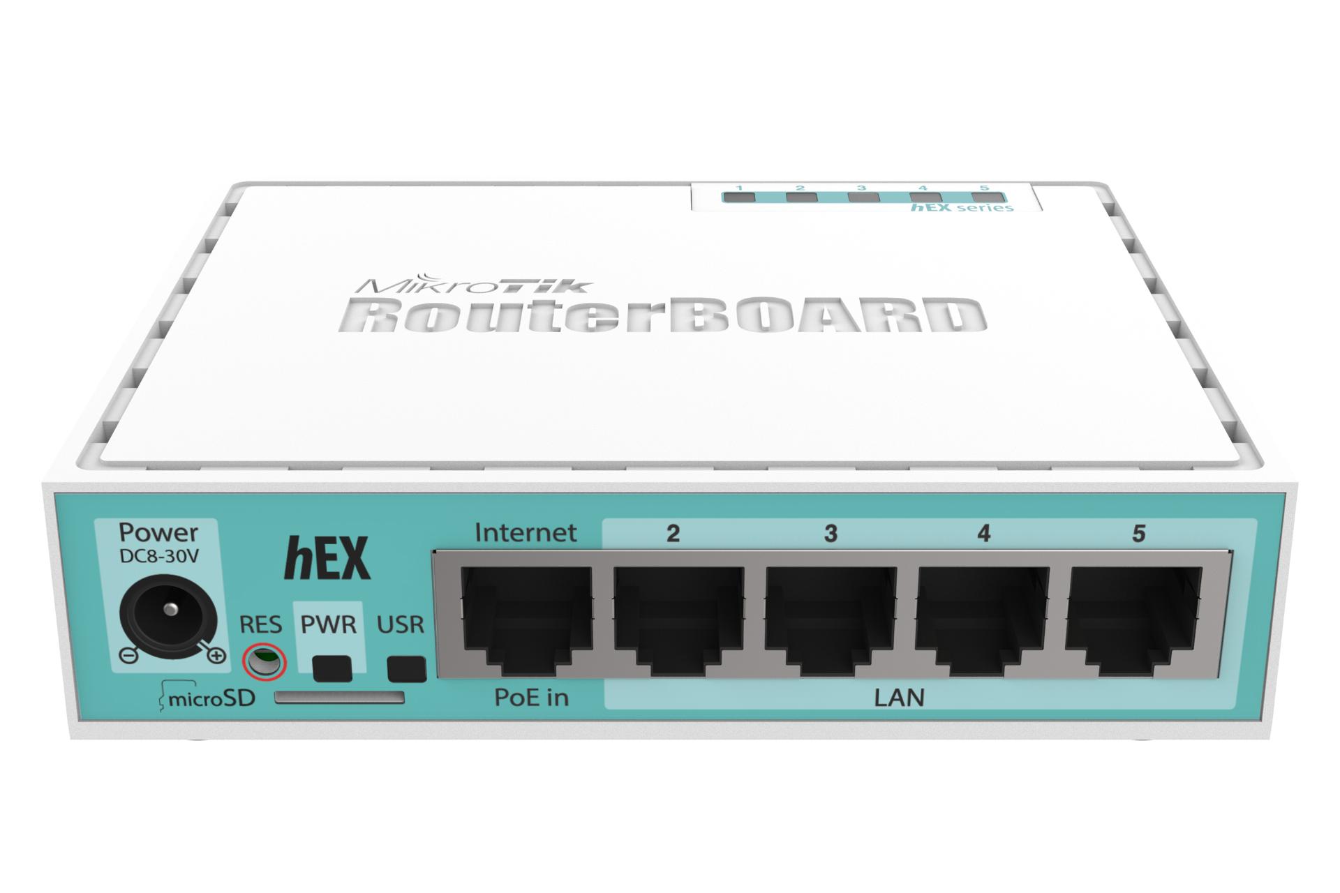 مرجع متخصصين ايران روتر ميكروتيك MikroTik hEX