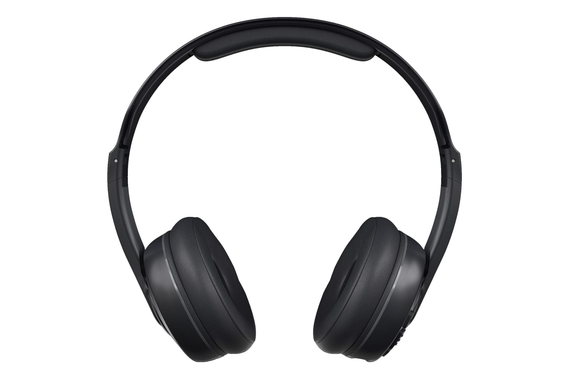 نمای روبرو هدفون بی سیم اسکال کندی Skullcandy Cassette مشکی
