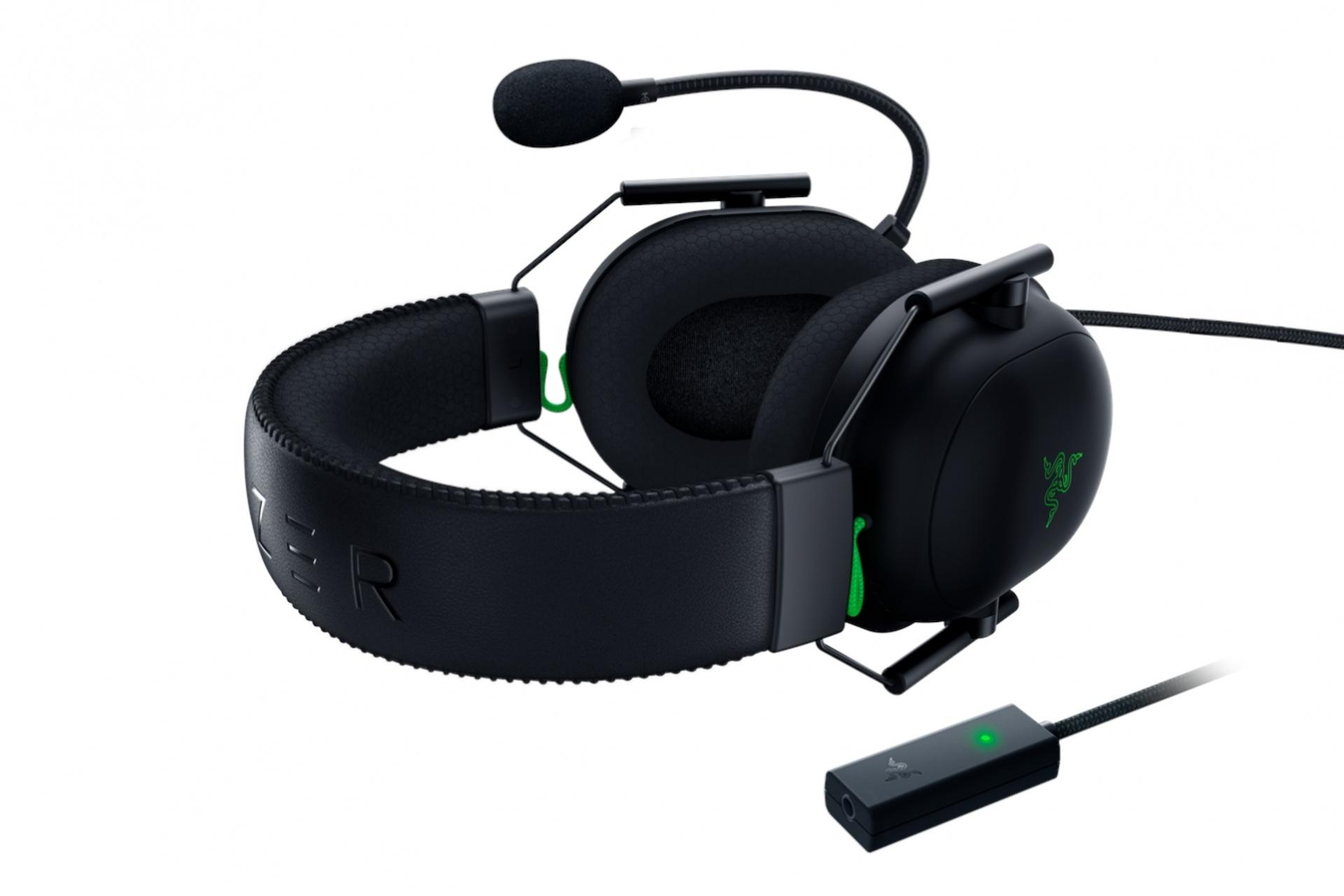 نمای بالا هدست گیمینگ ریزر Razer BlackShark V2