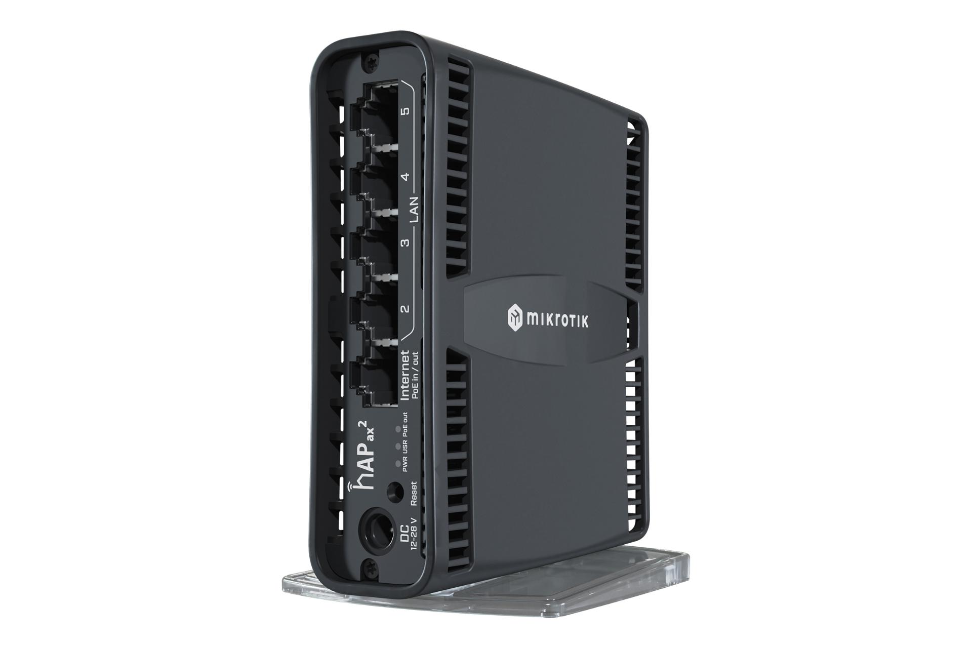 نمای کناری روتر میکروتیک MikroTik hAP ax2