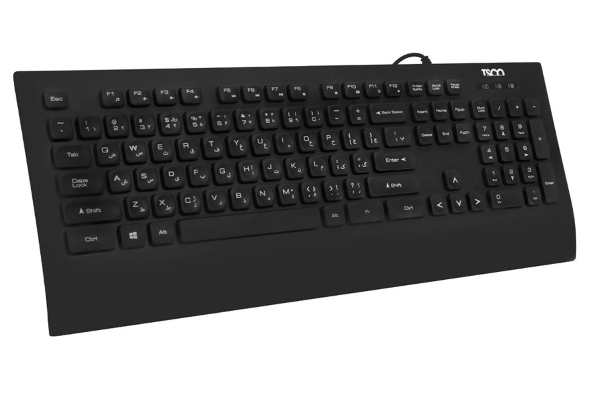 نمای جانبی کیبورد تسکو TK 8027