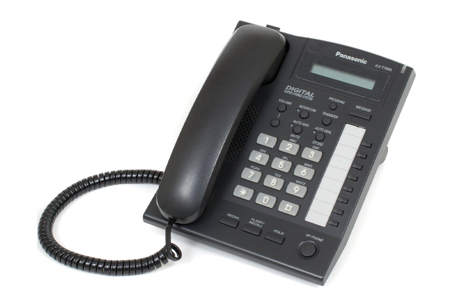 مرجع متخصصين ايران تلفن پاناسونيك KX-T7665 مشكي
