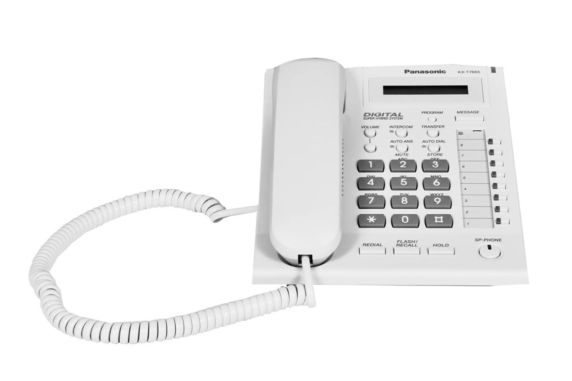 تلفن پاناسونیک KX-T7665 سفید