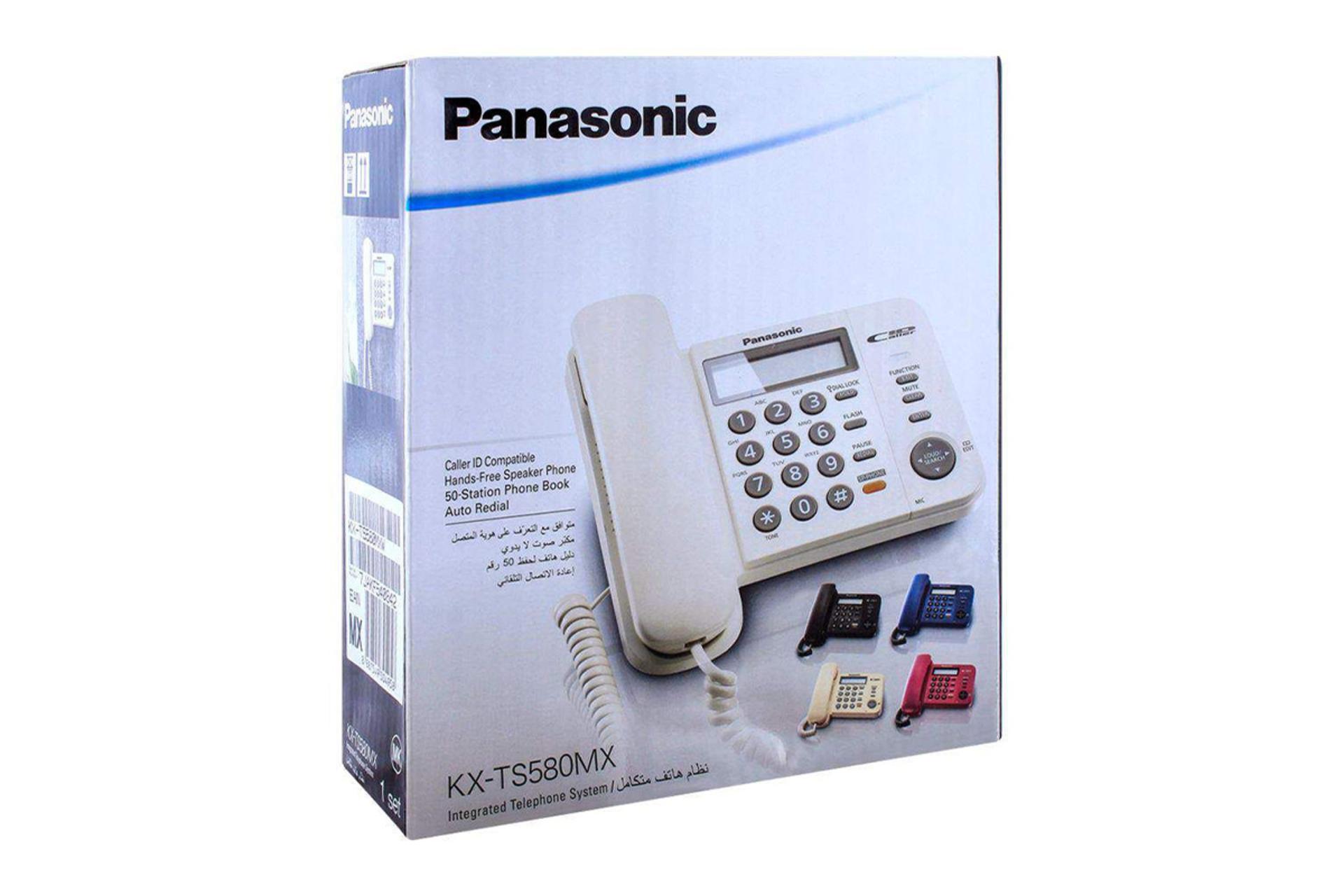 تلفن پاناسونیک KX-TS580MX جعبه