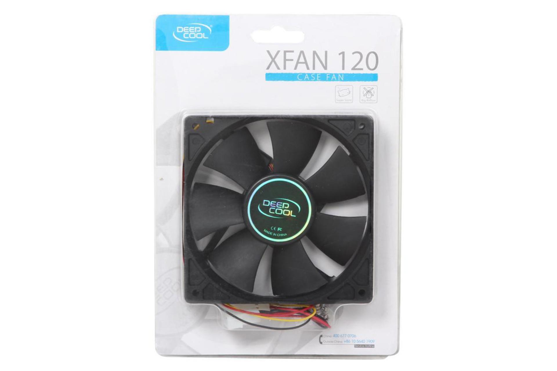جعبه فن کیس دیپ کول XFAN 120