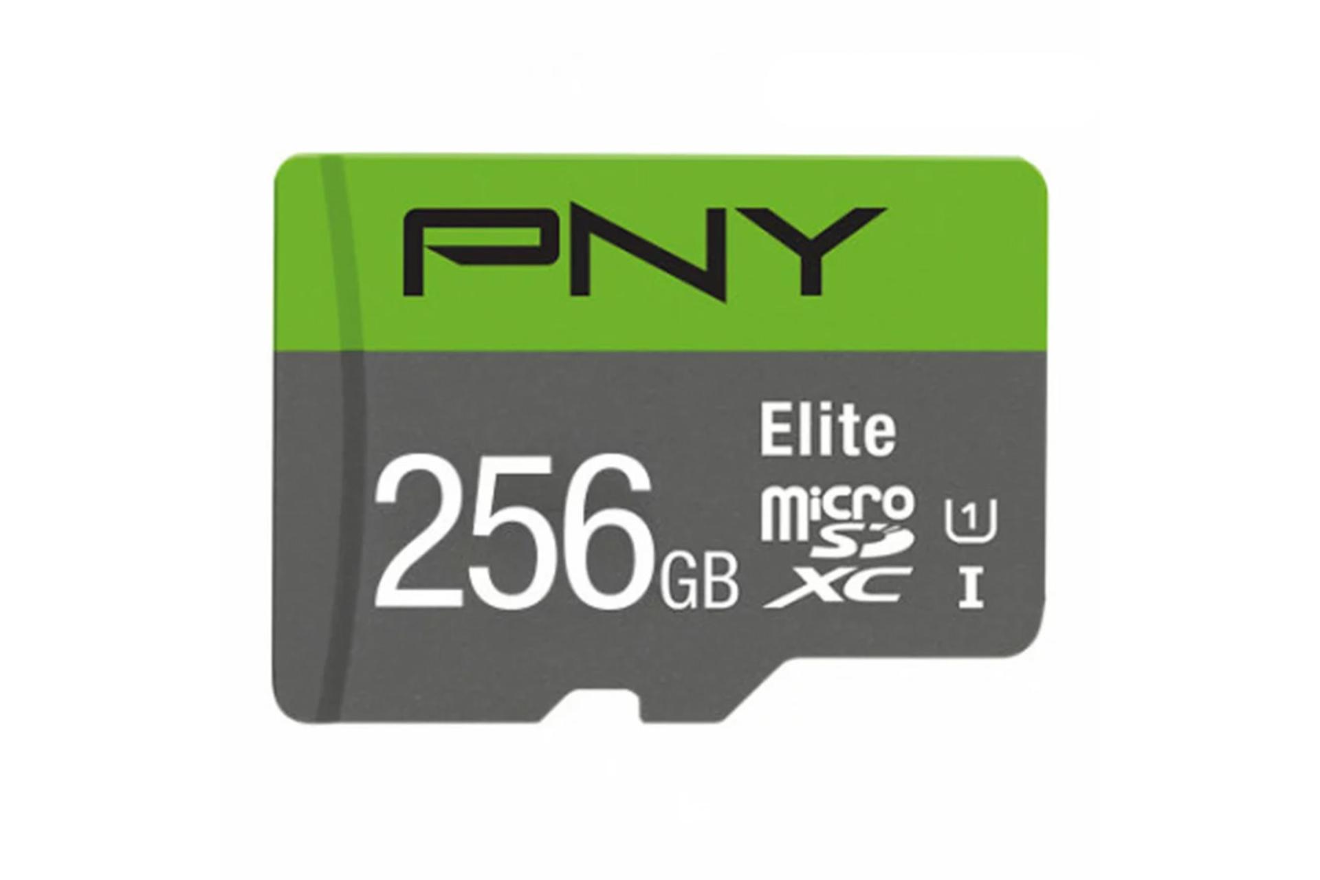 کارت حافظه پی ان وای PNY Elite microSDXC Class 10 UHS-I U1 256GB
