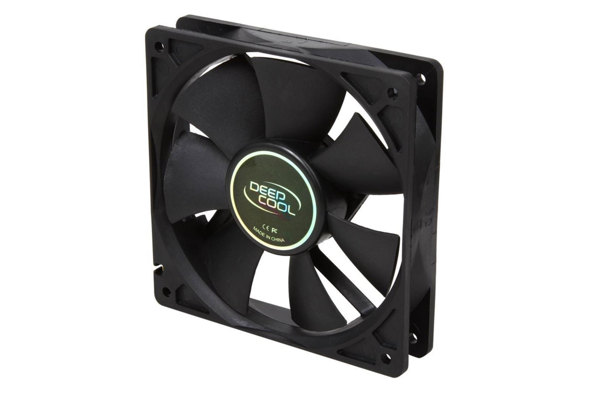 نمای جانبی و بالای فن کیس دیپ کول XFAN 120