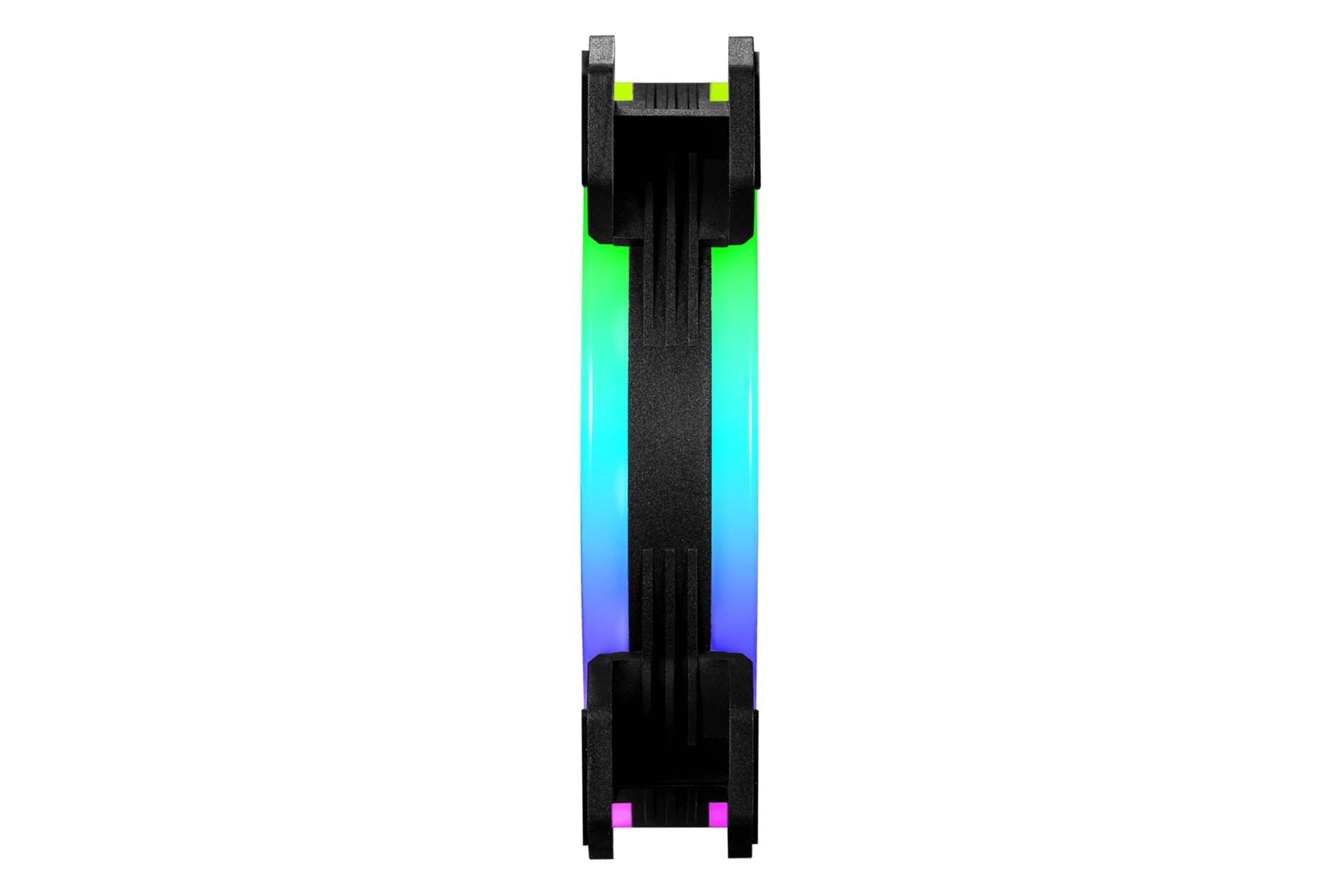 نمای جانبی فن کیس کولر مستر MASTERFAN MF120 S3