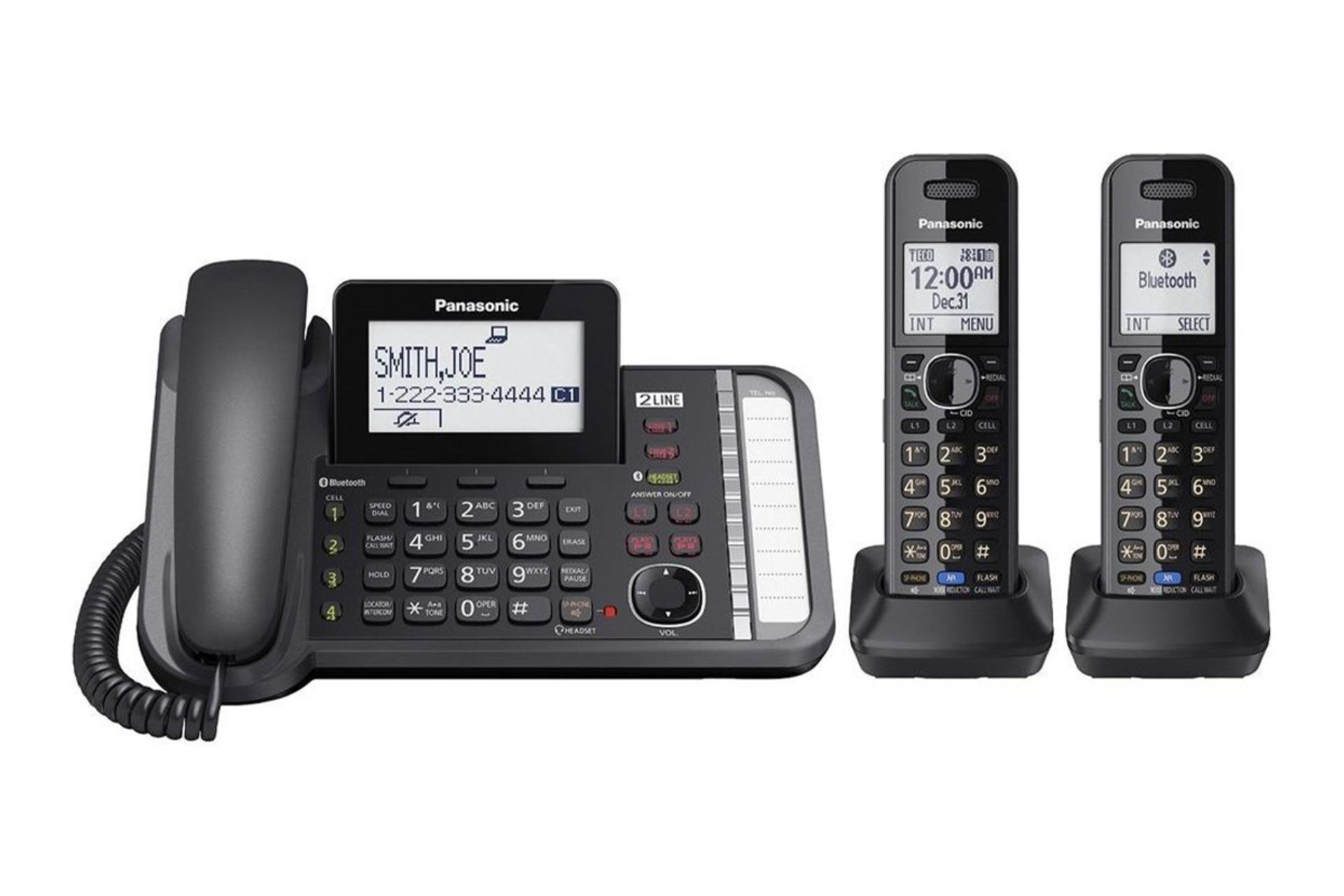 مرجع متخصصين ايران تلفن پاناسونيك KX-TG9582B مشكي