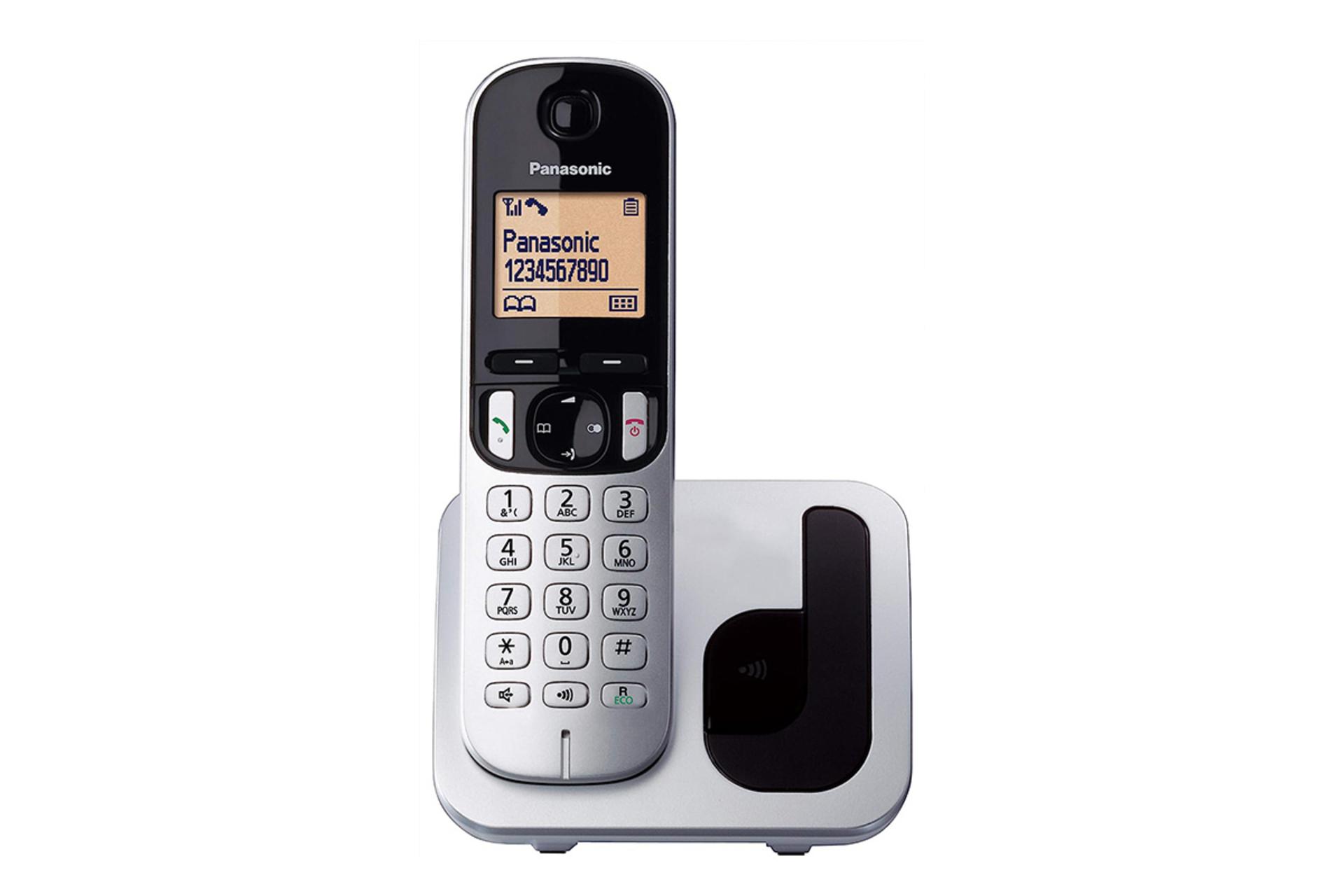 تلفن پاناسونیک KX-TGC210 نقره‌ای