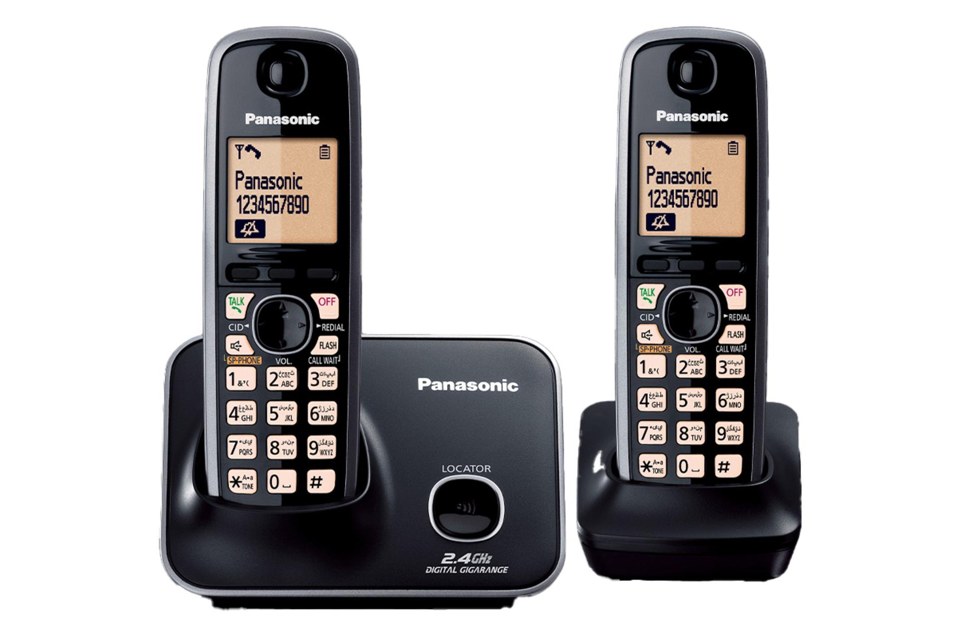 مرجع متخصصين ايران تلفن پاناسونيك KX-TG3712 مشكي